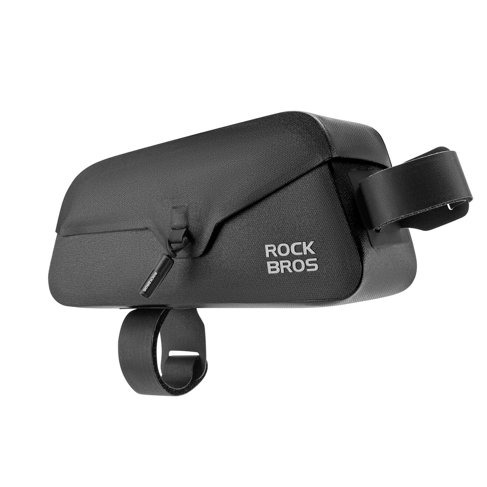ROCKBROS magnetic 100% waterproof top tube bike frame bag for cycling
#Color_Black