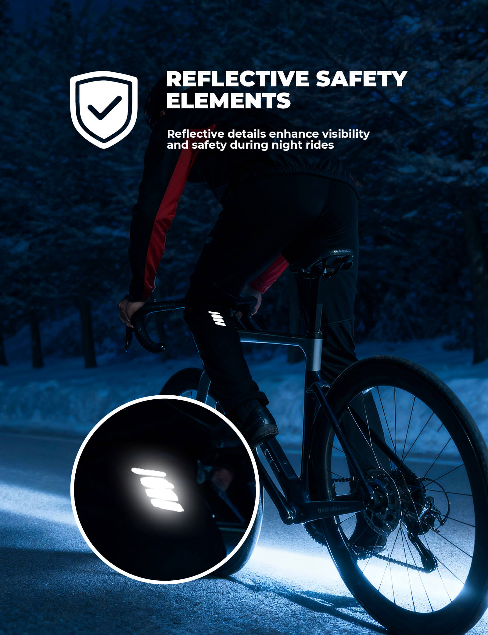 ROCKBROS unisex thermal winter cycling jacket for cold-weather rides