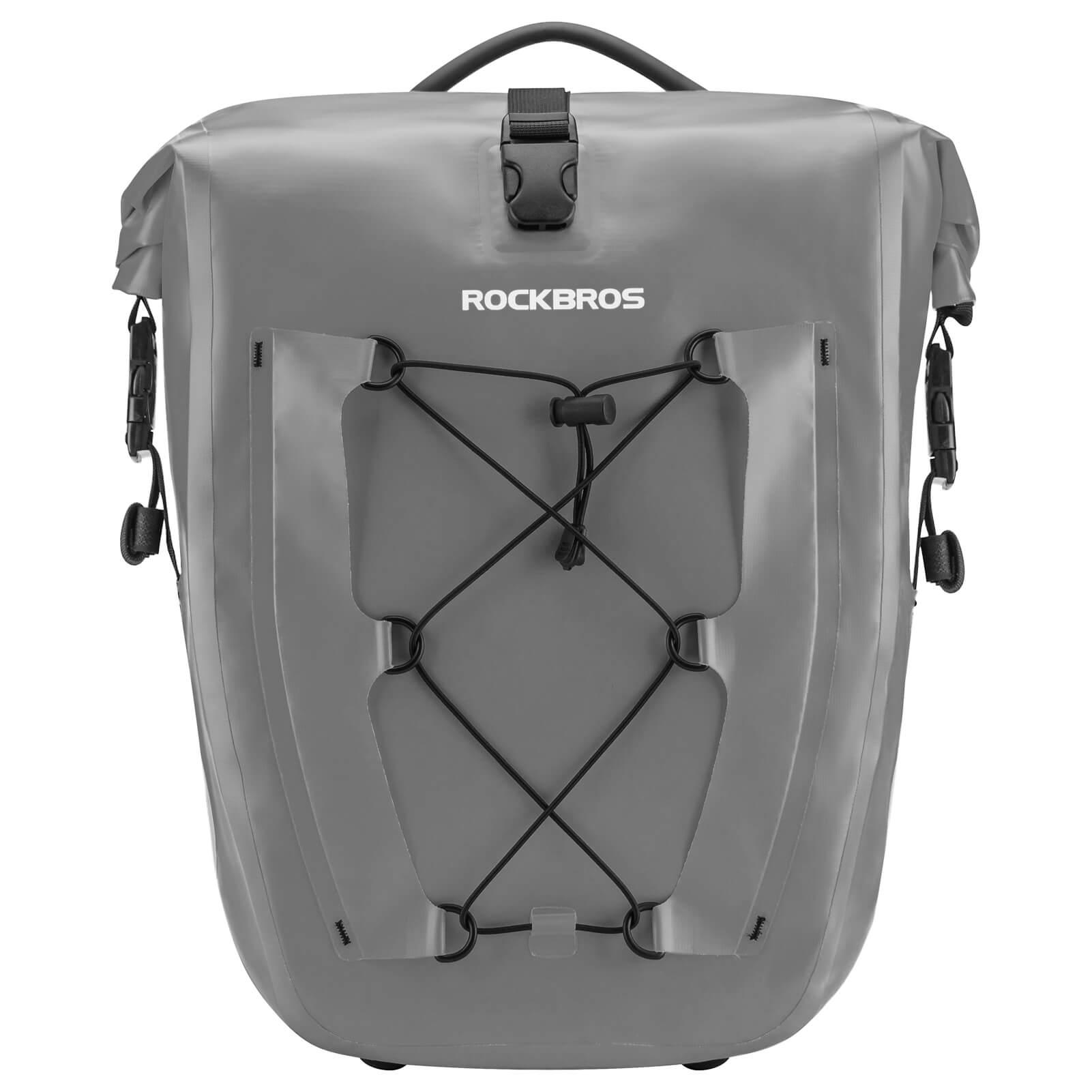 ROCKBROS waterproof cycling pannier bag with reflective logo
#Color_Gray
