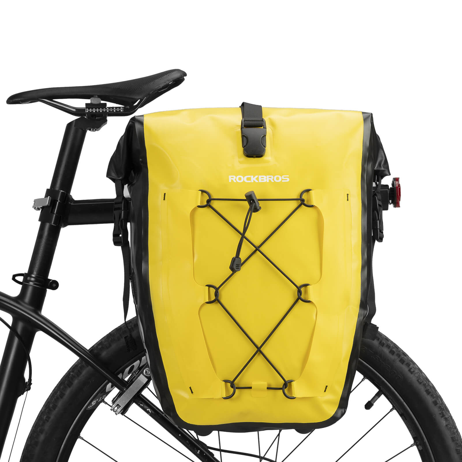 ROCKBROS waterproof cycling pannier bag with reflective logo
#Color_Yellow