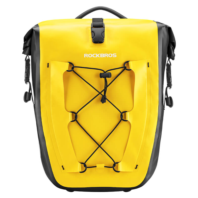 ROCKBROS waterproof cycling pannier bag with reflective logo
#Color_Yellow