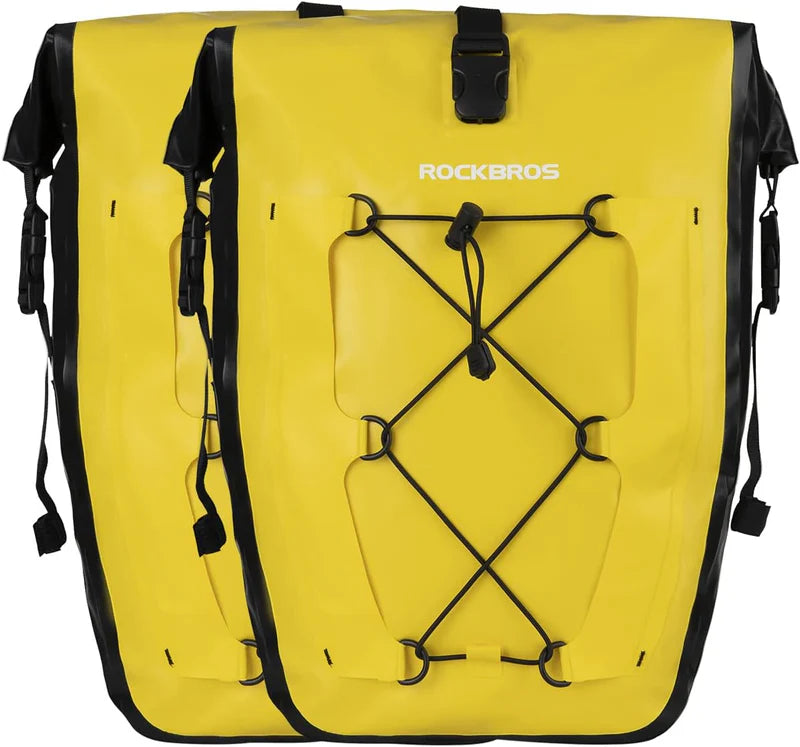 ROCKBROS waterproof cycling pannier bag with reflective logo
#Color_Yellow