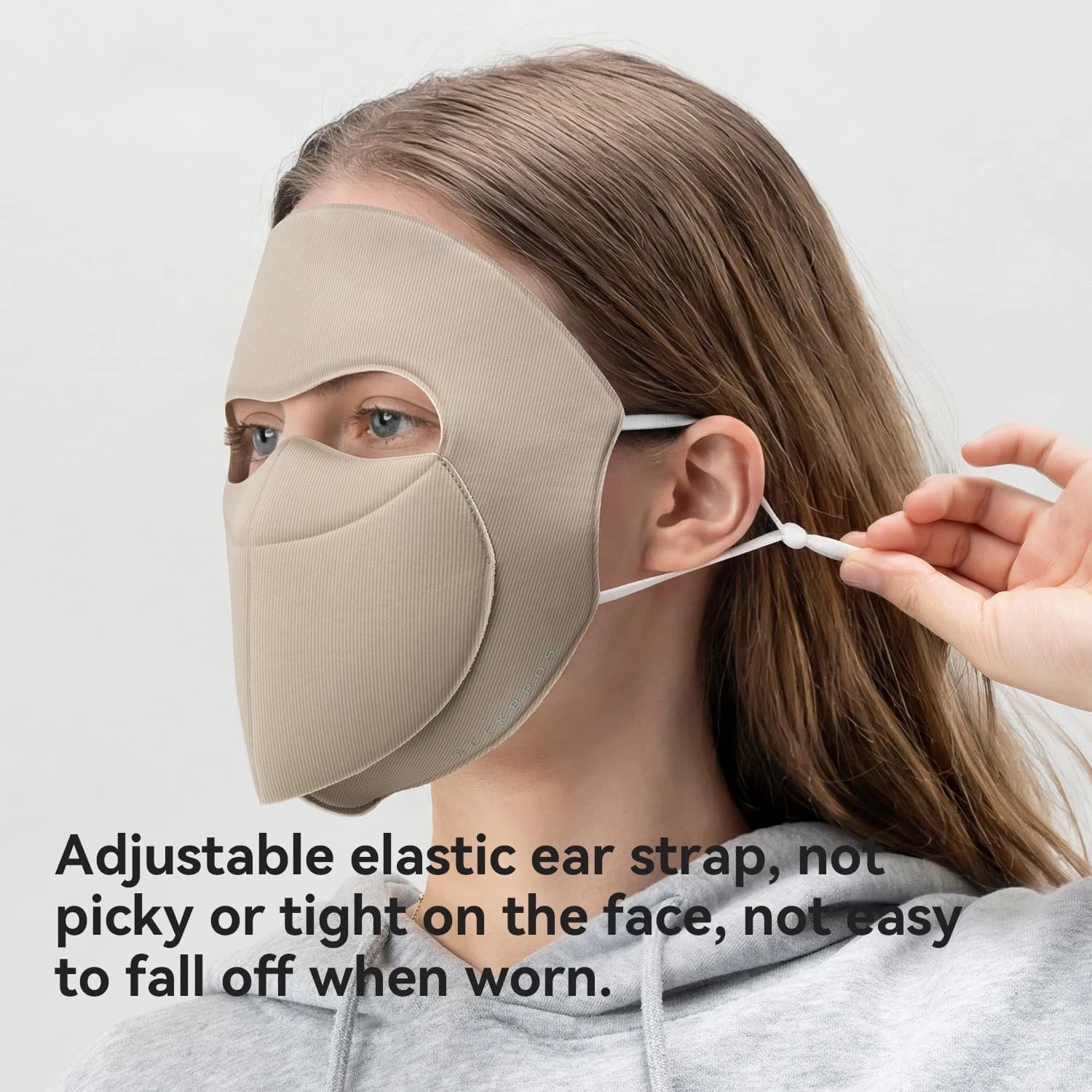 ROCKBROS Windproof Cycling Full Face Mask with Warm Breathable Fabric for Cold-Weather Outdoor Riding