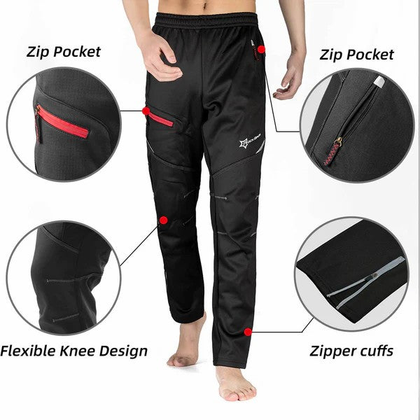 ROCKBROS winter cycling set with windproof and waterproof protection