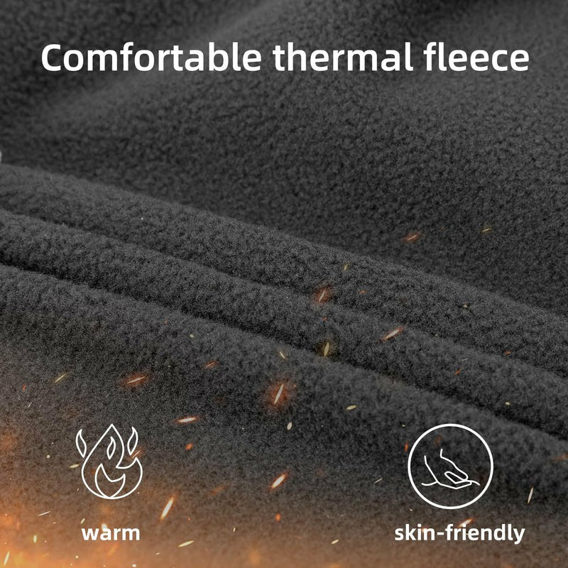 ROCKBROS Winter Thermal Balaclava - Ski Mask for Snowboarding, Cycling, and Outdoor Sports
#Color_Black