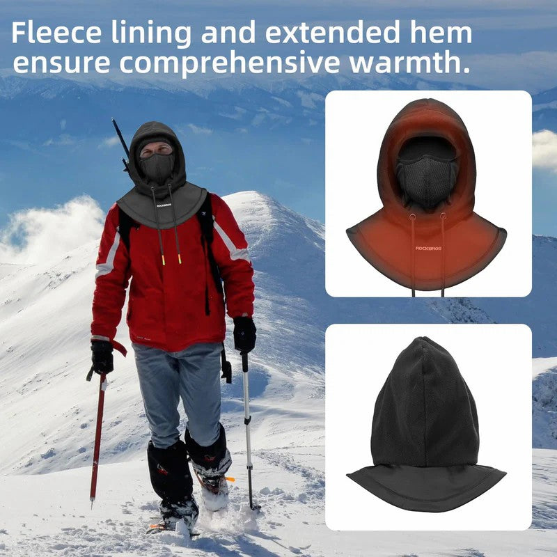 ROCKBROS Winter Thermal Balaclava - Ski Mask for Snowboarding, Cycling, and Outdoor Sports
