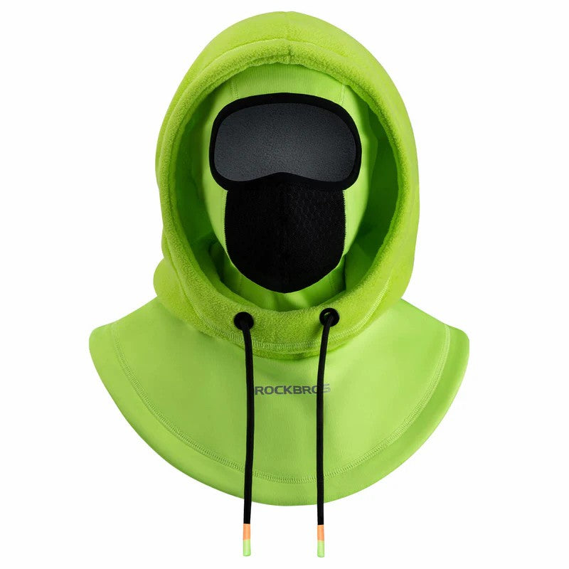 ROCKBROS Winter Thermal Balaclava - Ski Mask for Snowboarding, Cycling, and Outdoor Sports
#Color_Green