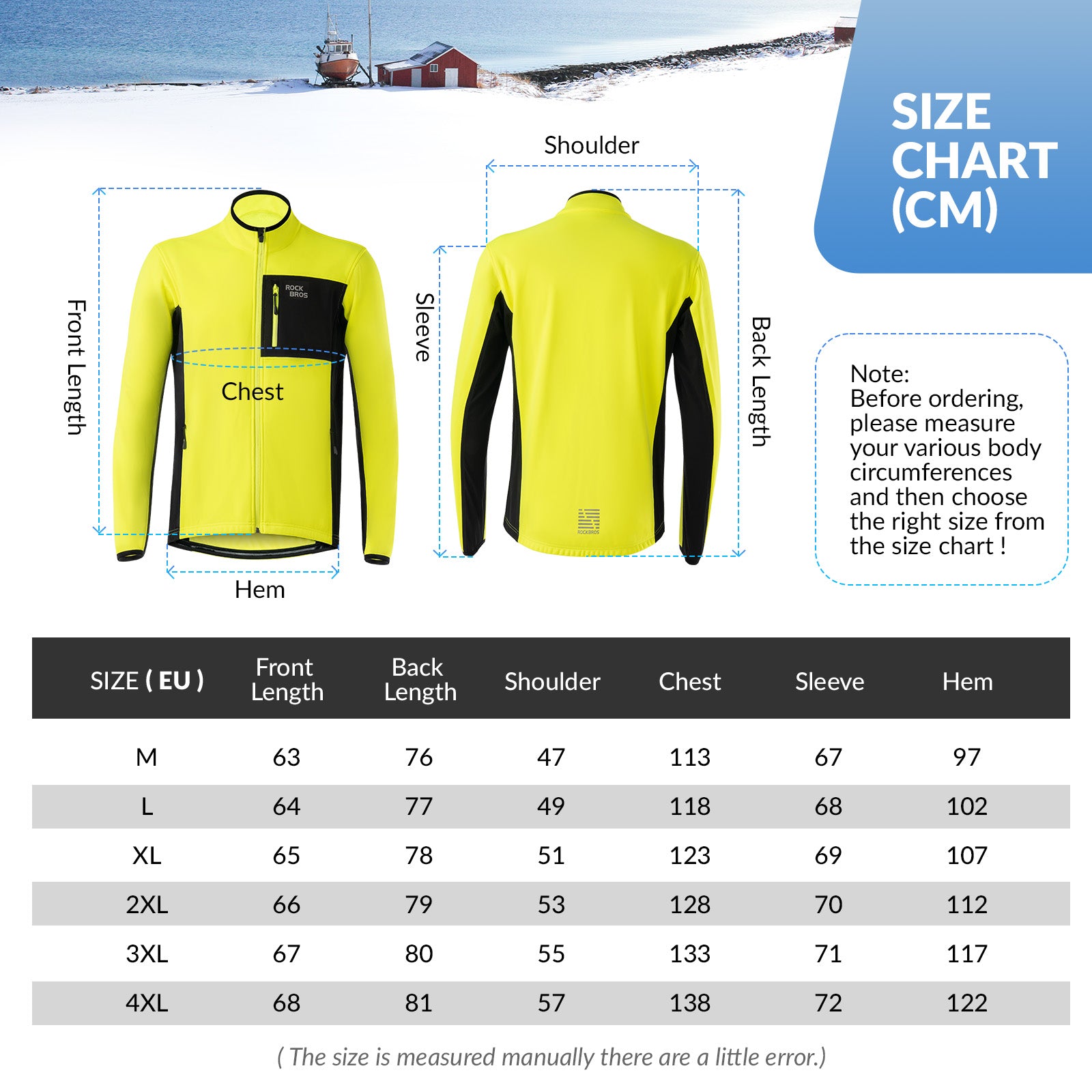 ROCKBROS winter thermal cycling jacket and pants set for windproof outdoor rides