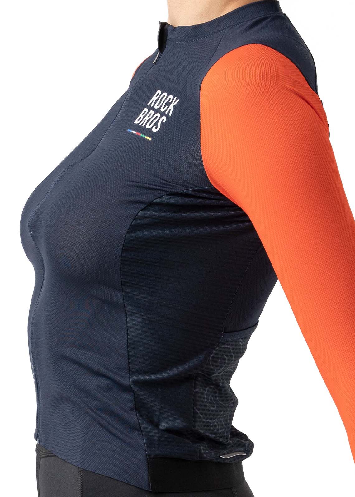 RockBros Women’s ROAD-TO-SKY Long Sleeve Cycling Jersey
#Color_Navy Blue