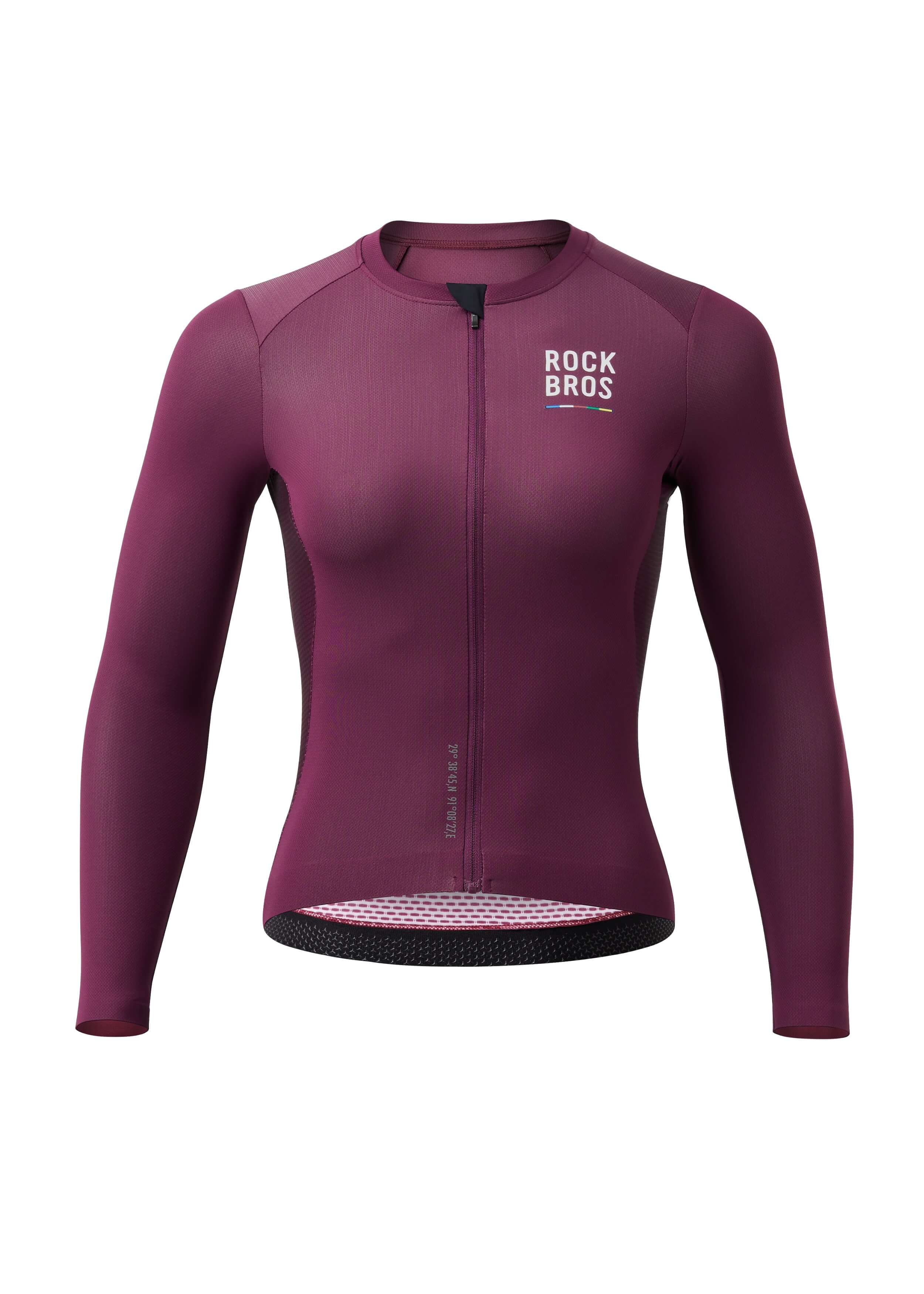 RockBros Women’s ROAD-TO-SKY Long Sleeve Cycling Jersey
#Color_Purple