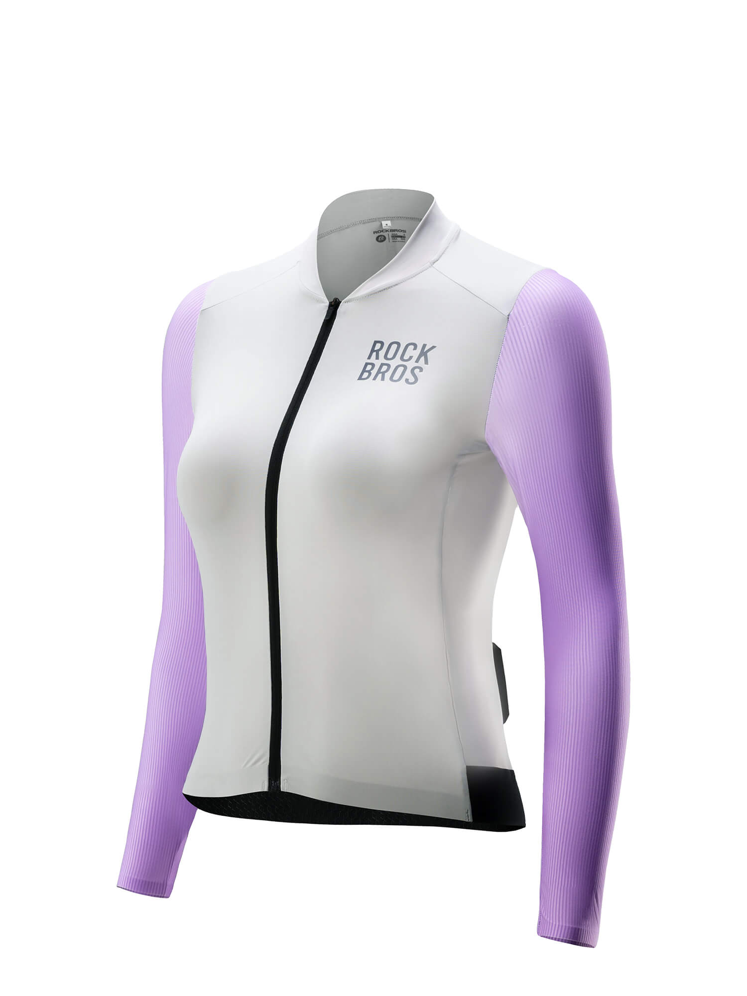 ROCKBROS women's breathable long-sleeve cycling jersey
#Color_Purple