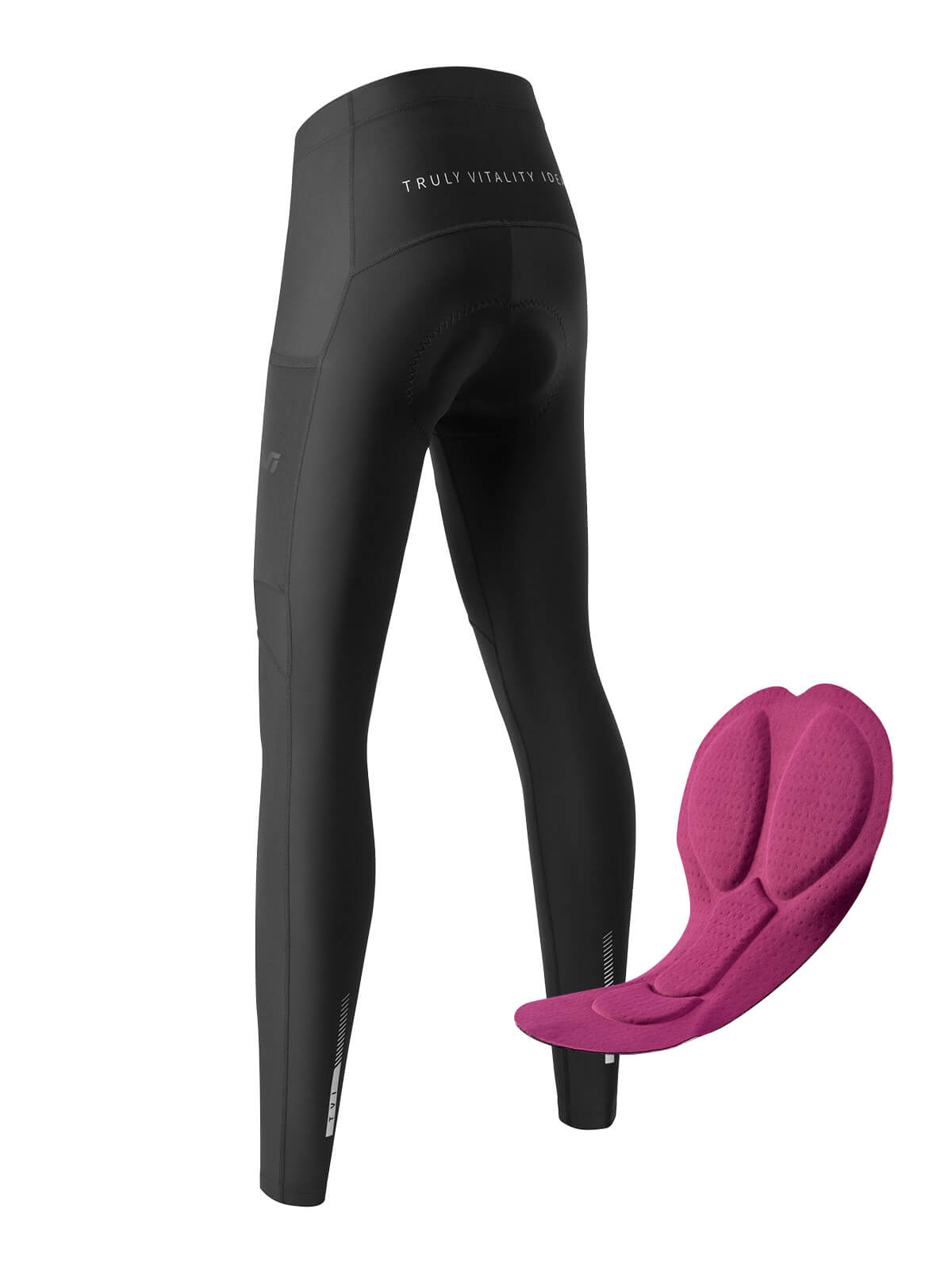 Women's lightweight thermal cycling tights for fall and winter rides – breathable, insulated, and flexible fit
