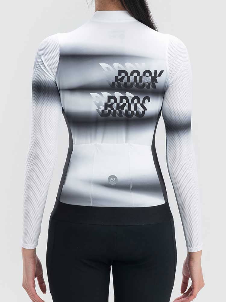ROCKBROS Women's Mengdi Long Sleeve Cycling Jersey for Road and Commuter Rides