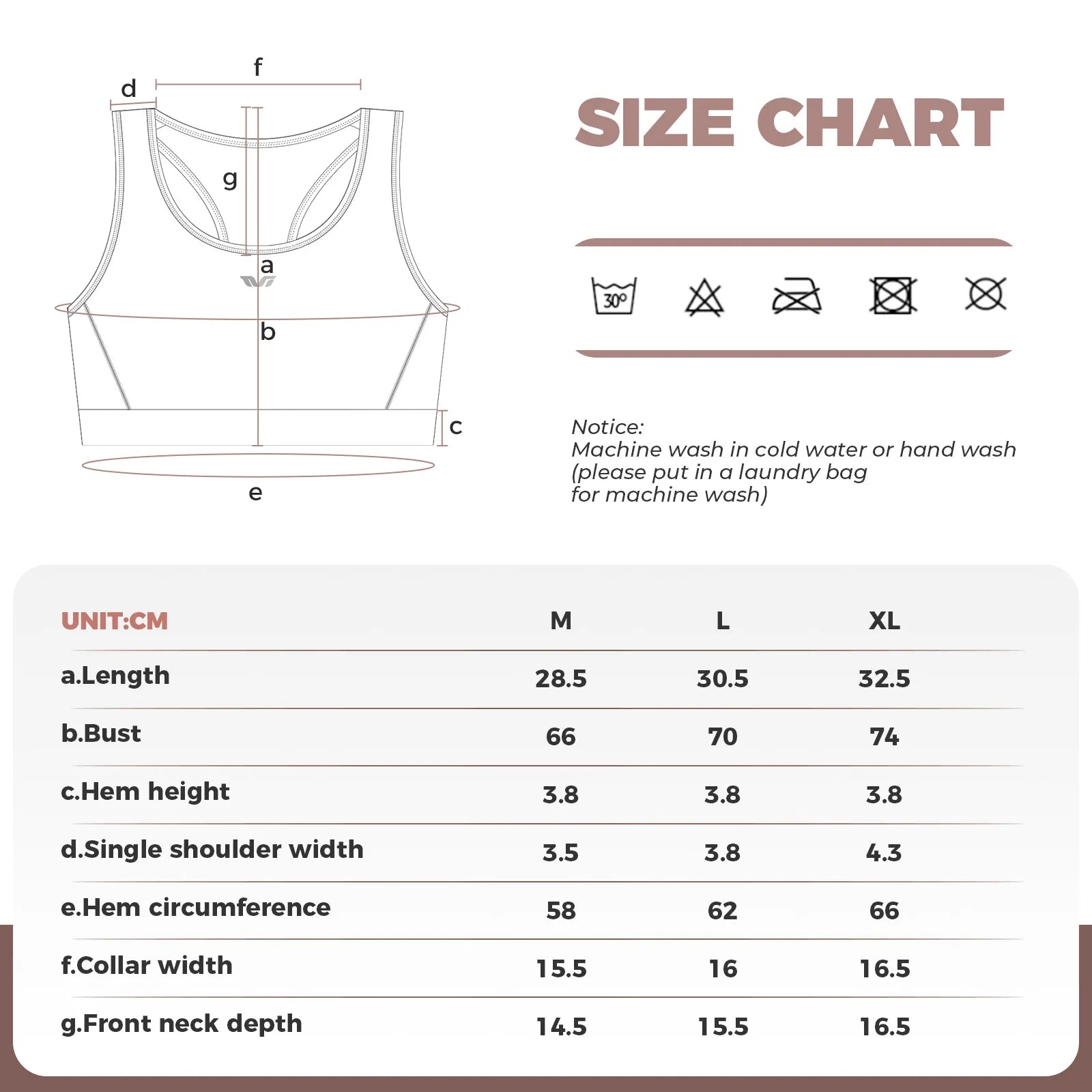 ROCKBROS women's racerback sports bra with built-in bra support and breathable fabric