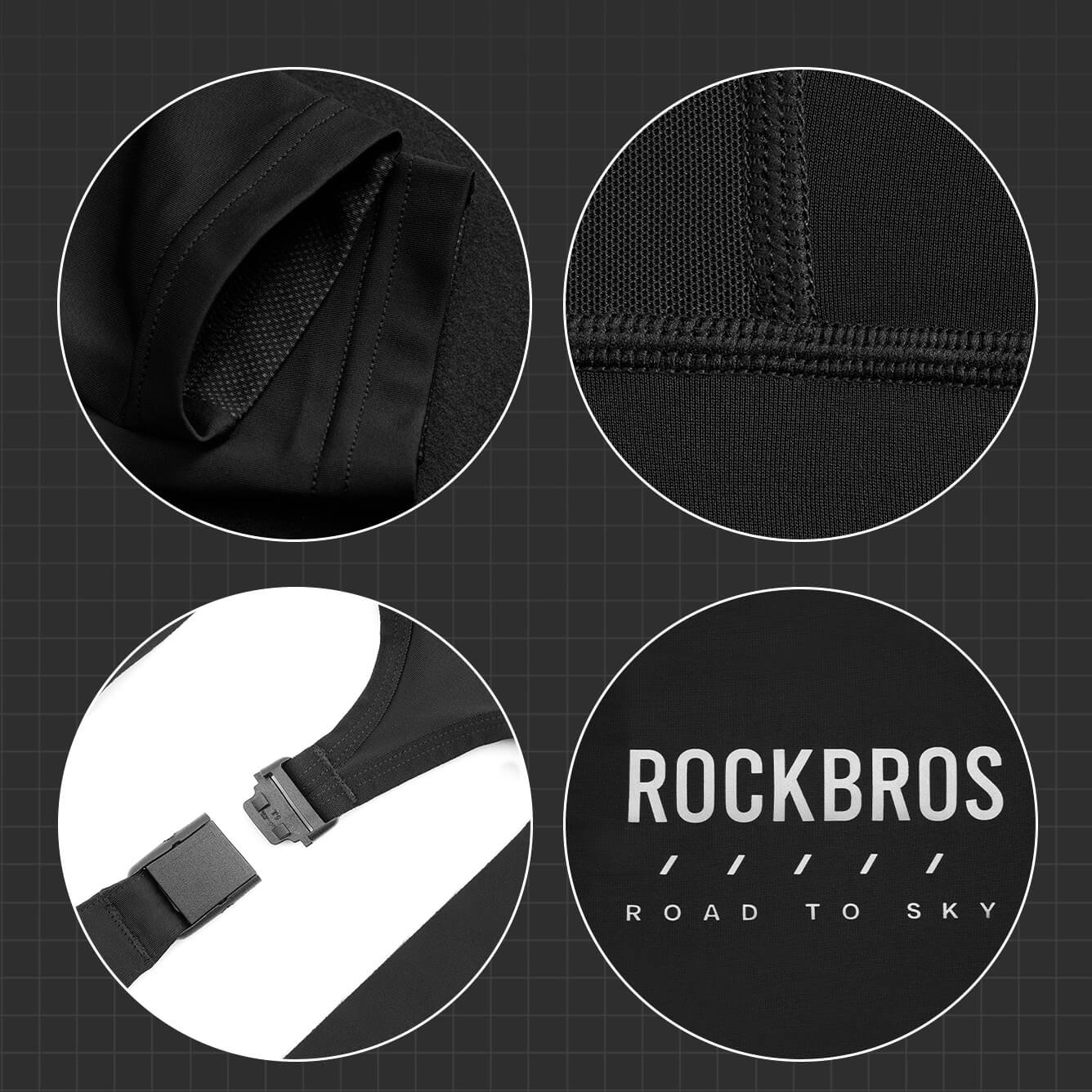 ROCKBROS Women's ROAD-TO-SKY bib cycling tights for long-distance rides