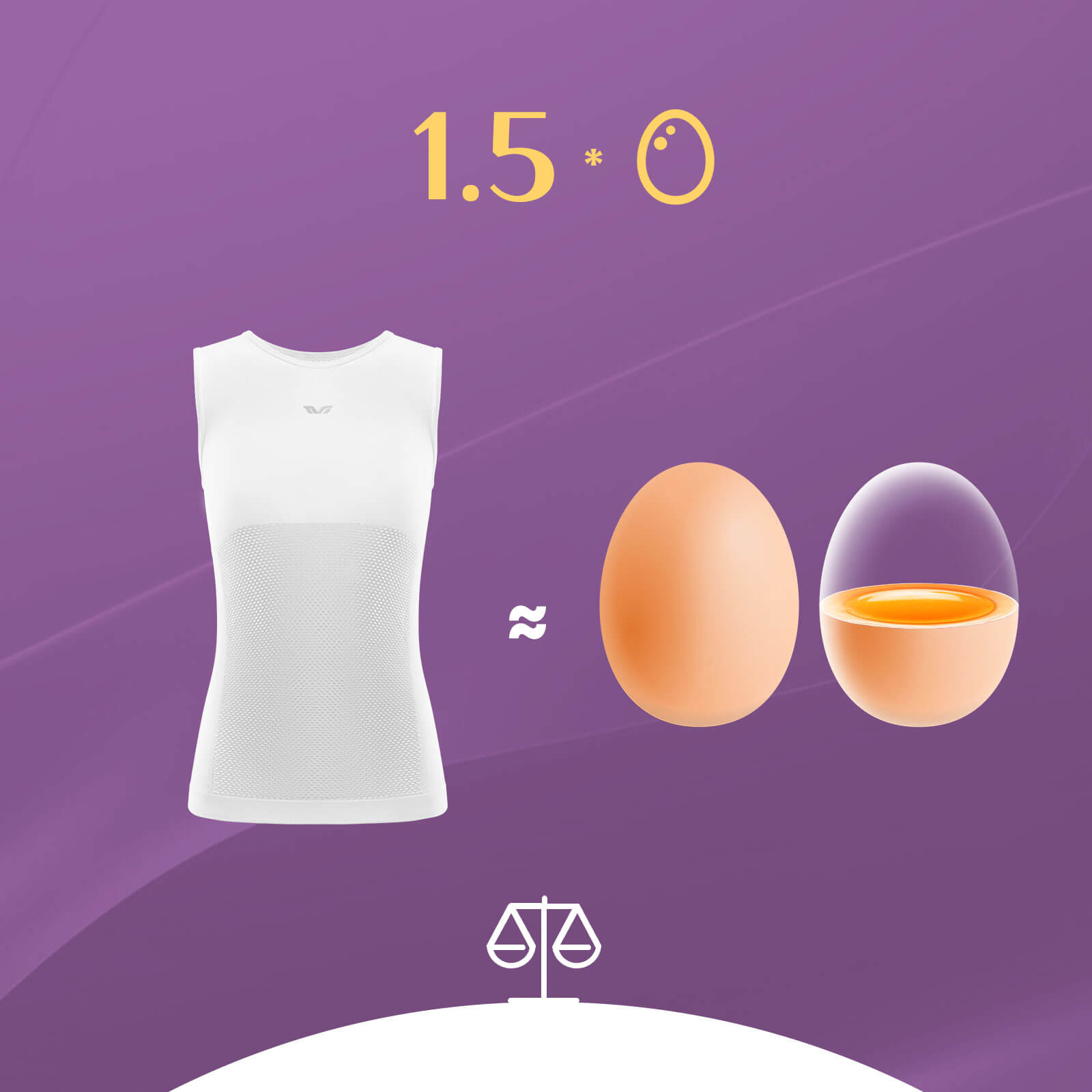 detail of ROCKBROS sleeveless cycling base layer for women