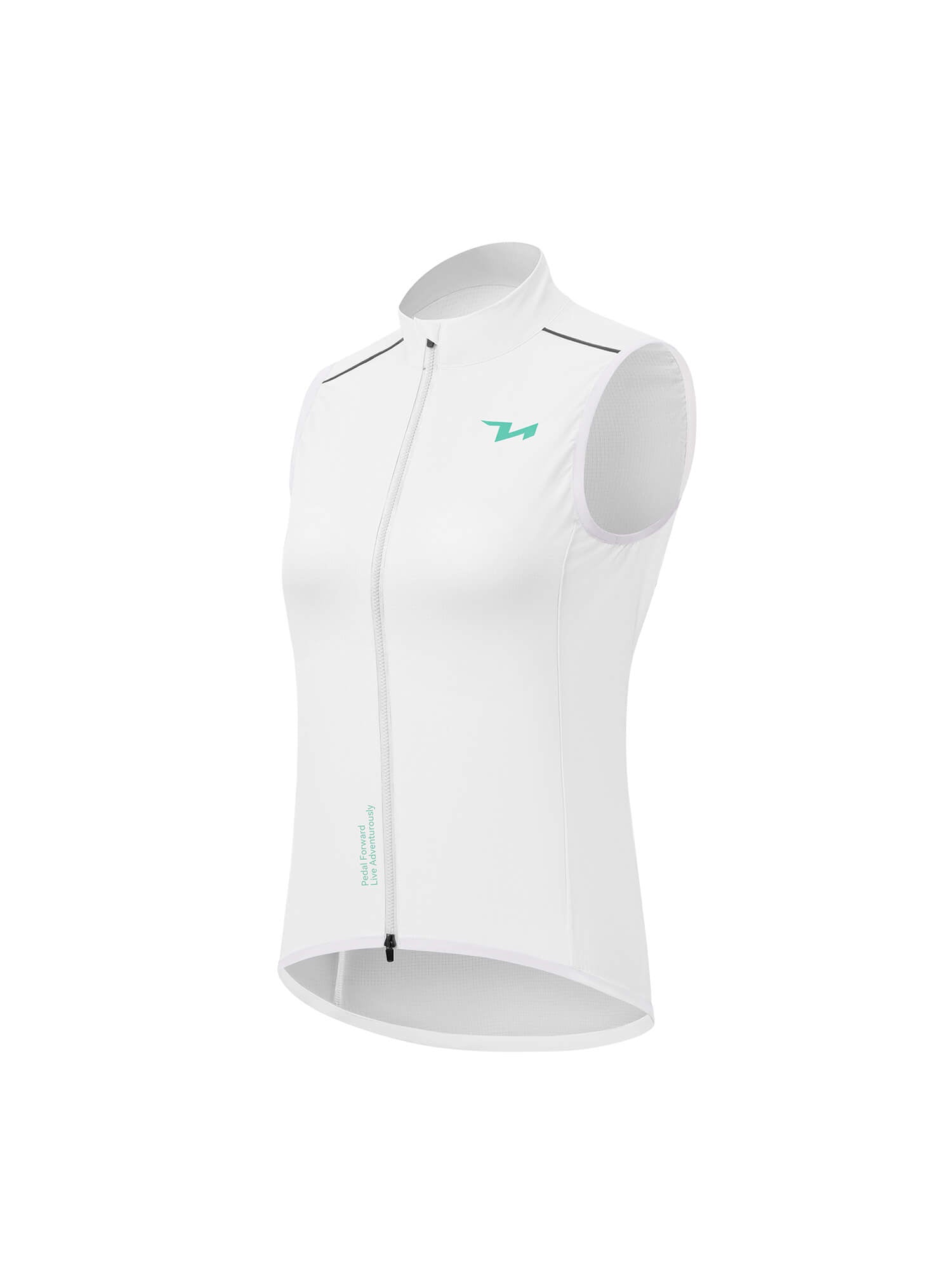 ROCKBROS Women's TVI Cycling Vest Windproof Lightweight Breathable Bike Jersey
#Color_White