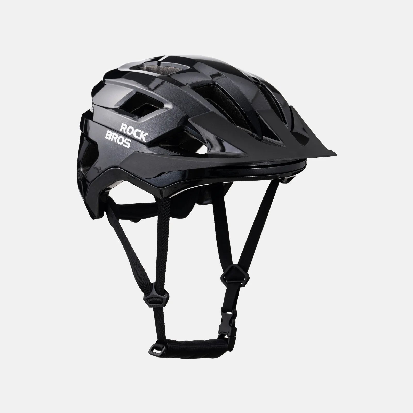 ROCKBROS Youth Cycling Helmet in Black for Road, Mountain, and E-Bike Riding
#Color_Black