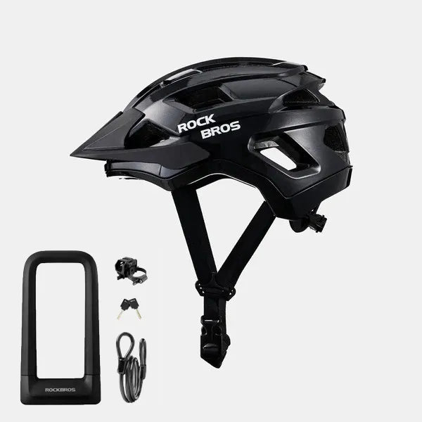 Youth Helmet & Bike Lock Set
