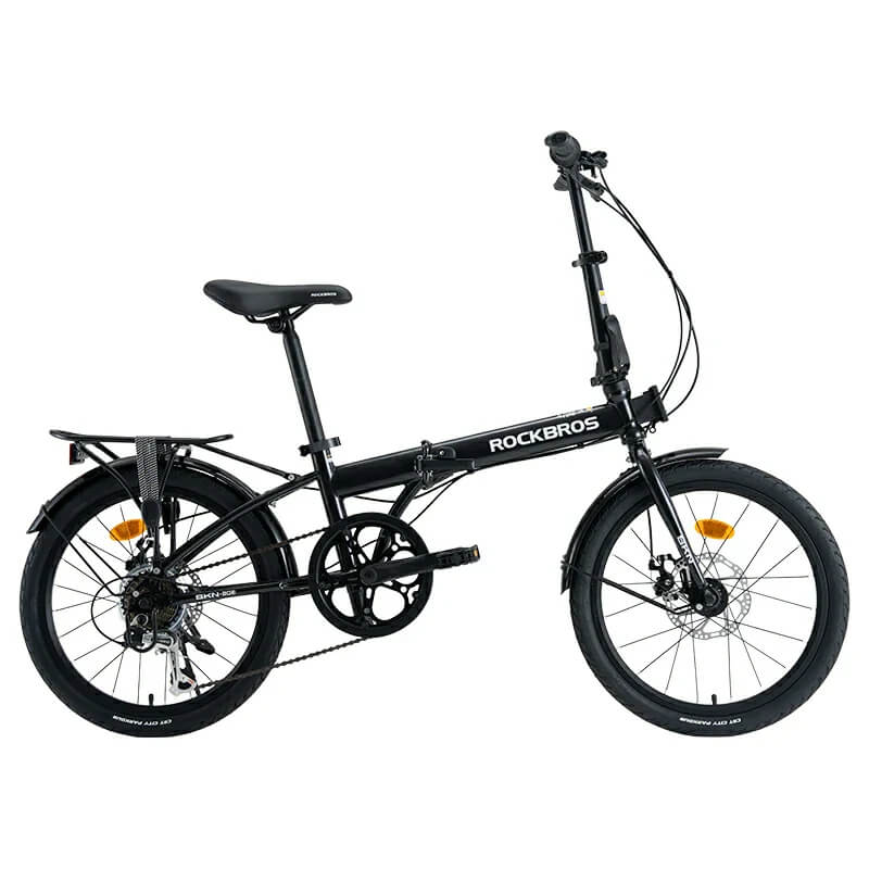 ROCKBROS 20 inch urban folding bike for city commuting
#Color_Black