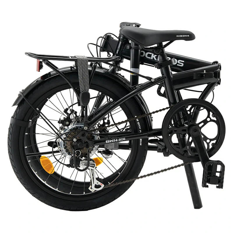 ROCKBROS 20 inch urban folding bike for city commuting
#Color_Black
