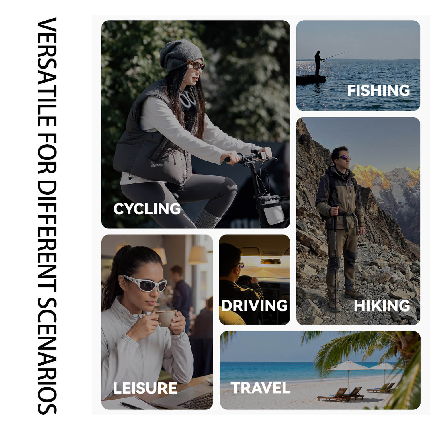 ROCKBROS SP394 outdoor polarized sunglasses with UV400 protection for cycling and outdoor activities