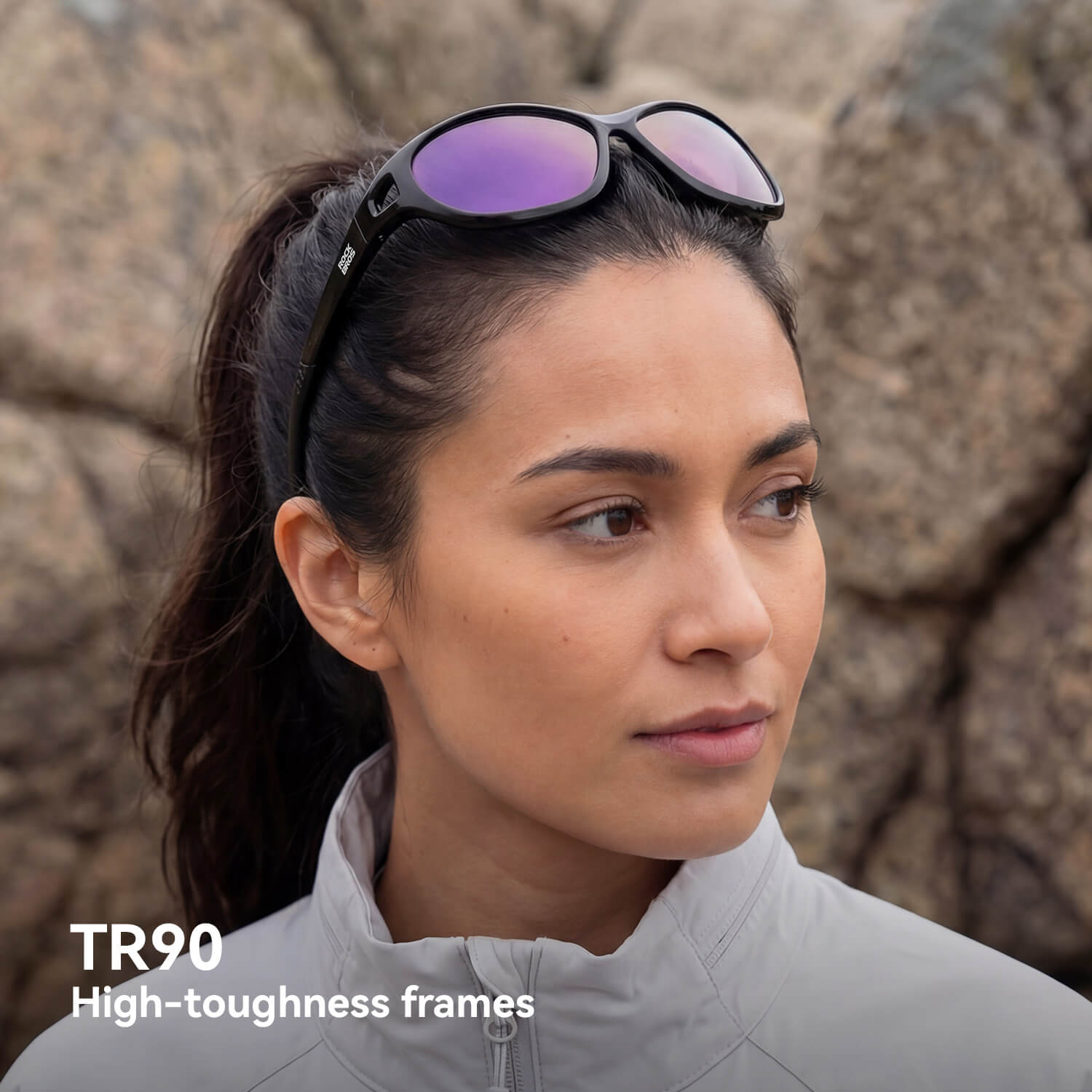 ROCKBROS SP394 outdoor polarized sunglasses with UV400 protection for cycling and outdoor activities