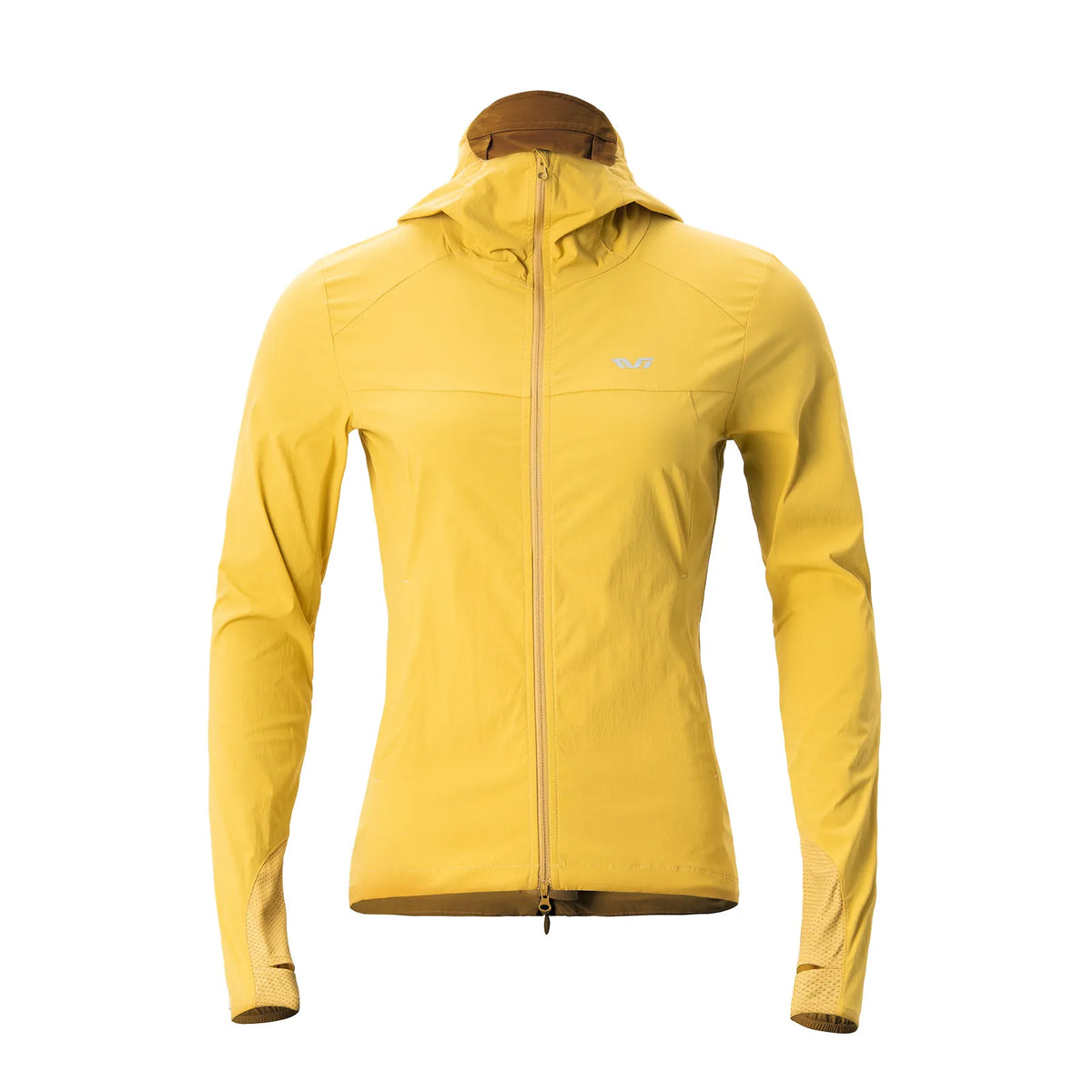 TVI women’s lightweight hooded cycling jacket
#Color_Yellow