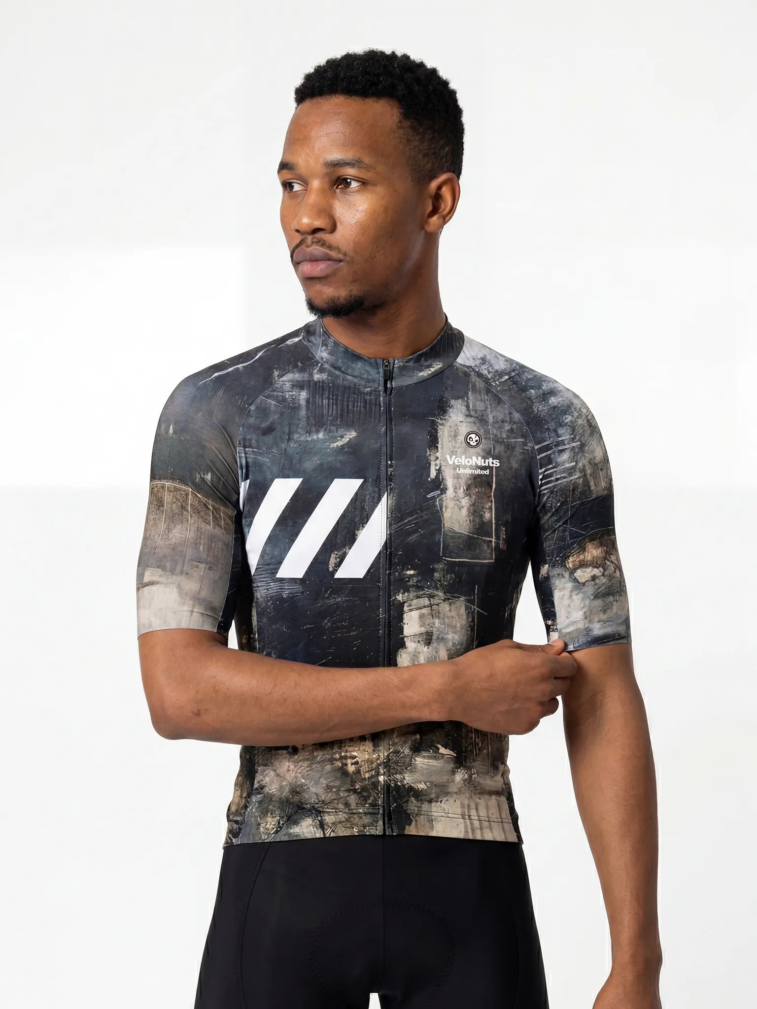 Men's Cycling Jersey Urban Camo#Type_Asphalt Echo