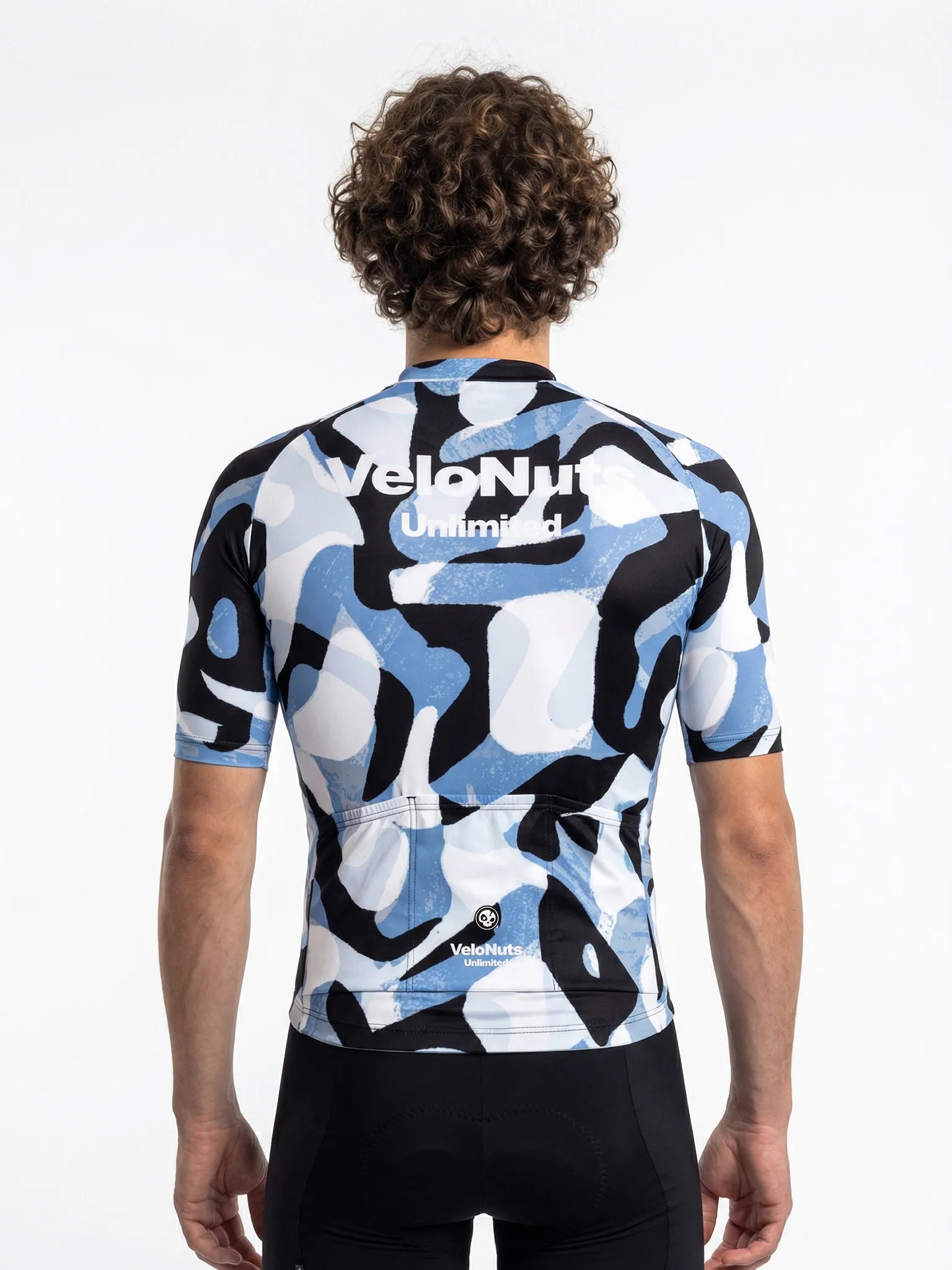 Men's Cycling Jersey Urban Camo#Type_Ink Blob Camo
