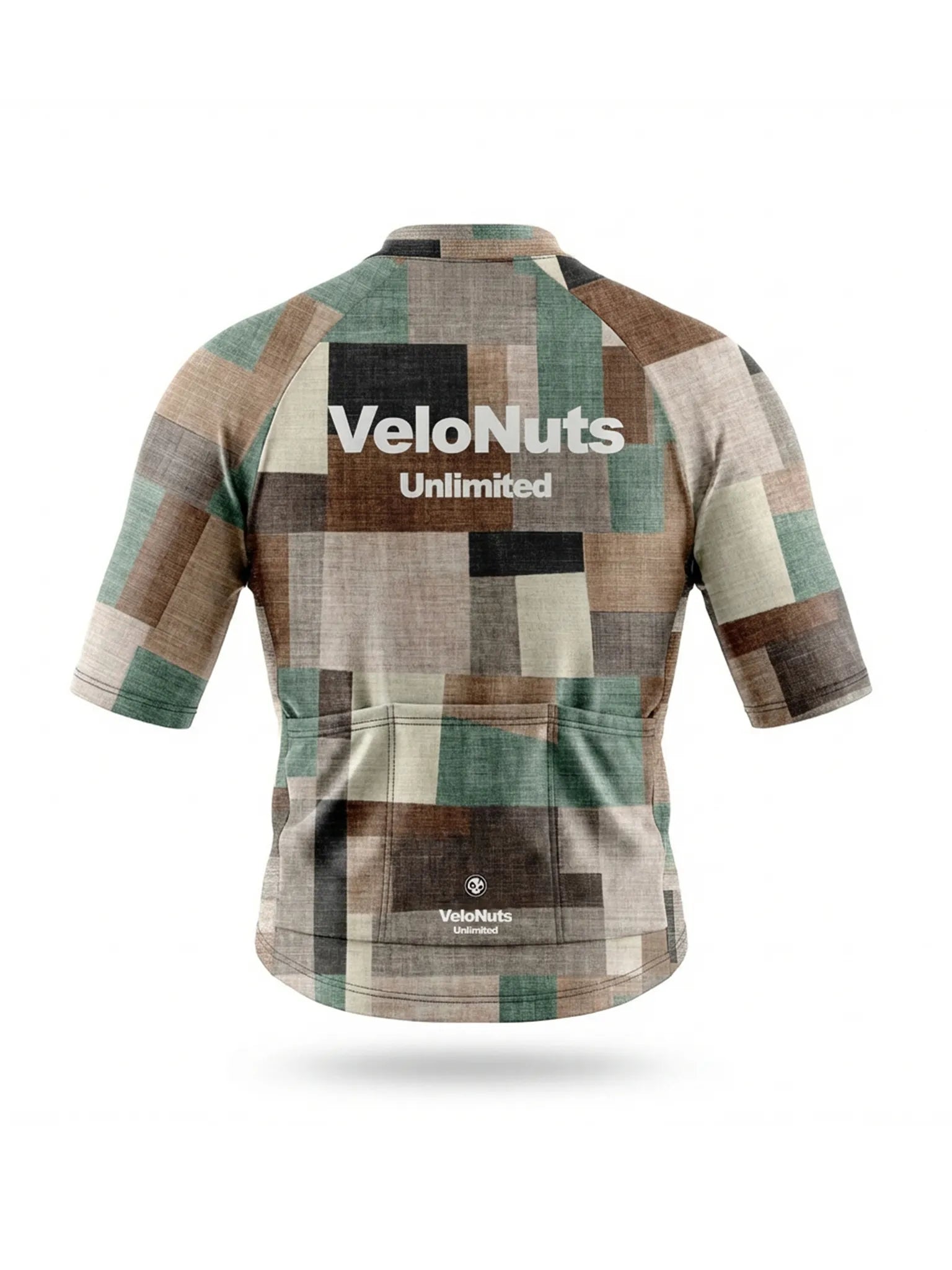 Men's Cycling Jersey Terrain Blocks#Type_Linen Patchwork