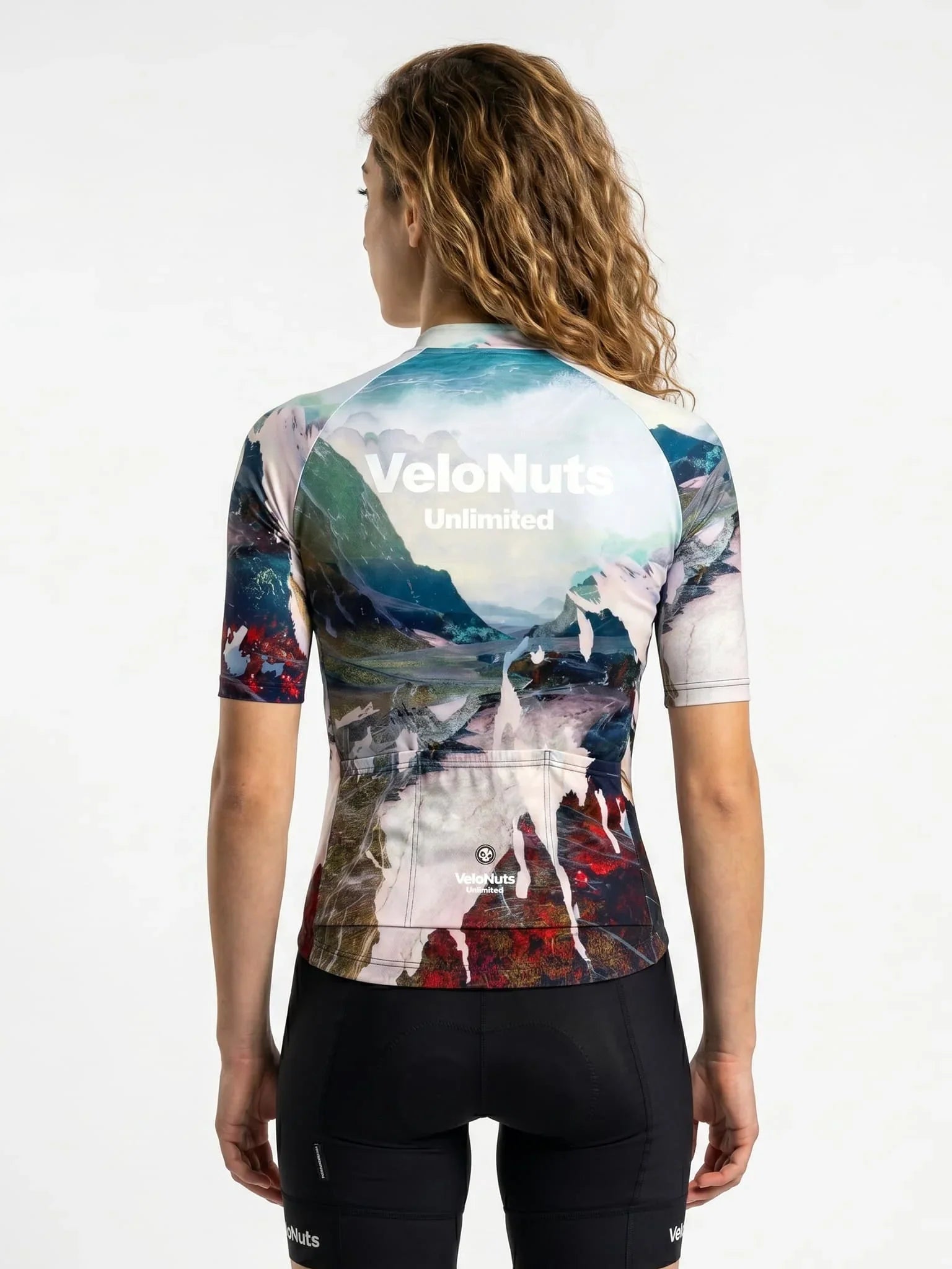Women's Cycling Jersey Terrain Blocks#Type_Alpine Fracture