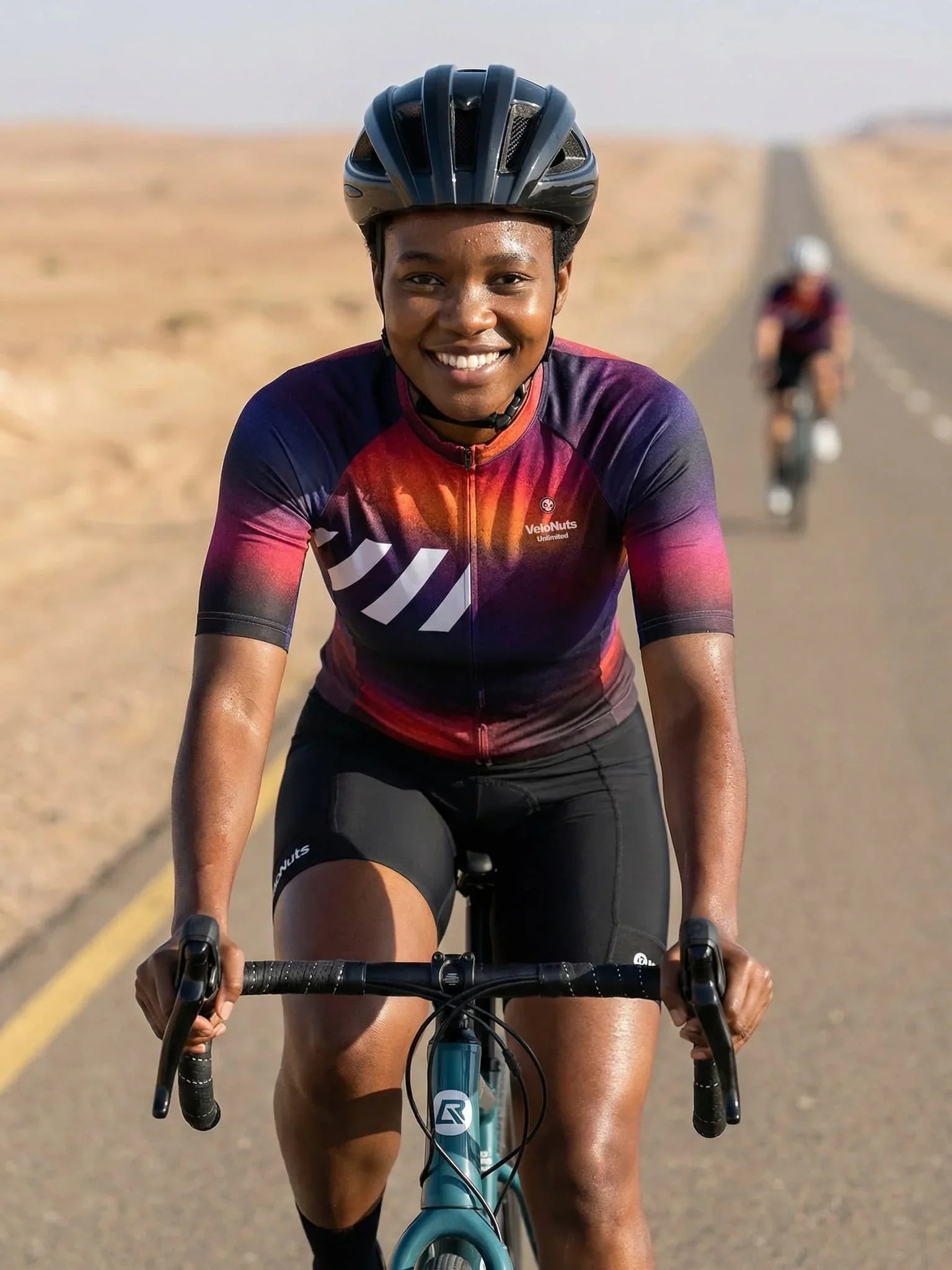 Women's Cycling Jersey Aura Fade#Type_Solar Dusk