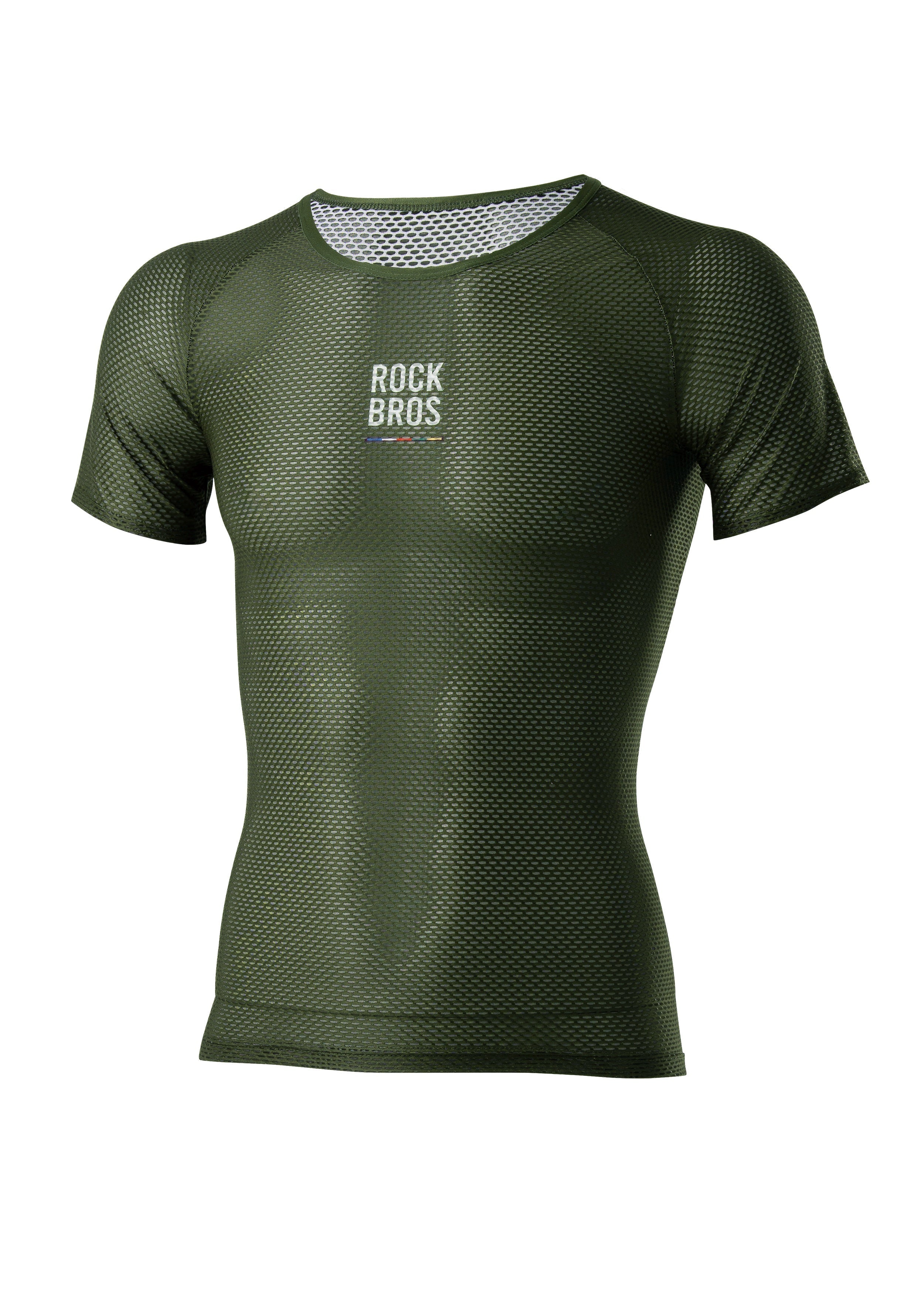 ROCKBROS Road-to-Sky Cycling Short-Sleeved Base Layer #Color_Green