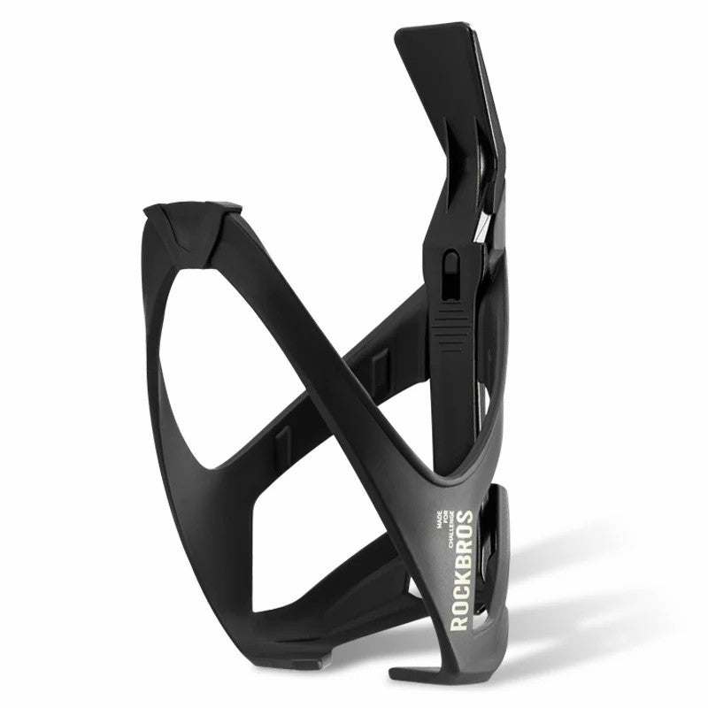 2-in-1 Bike Water Bottle Cage with Integrated Tire Levers for Road and Mountain Bikes - ROCKBROS
#Color_Black