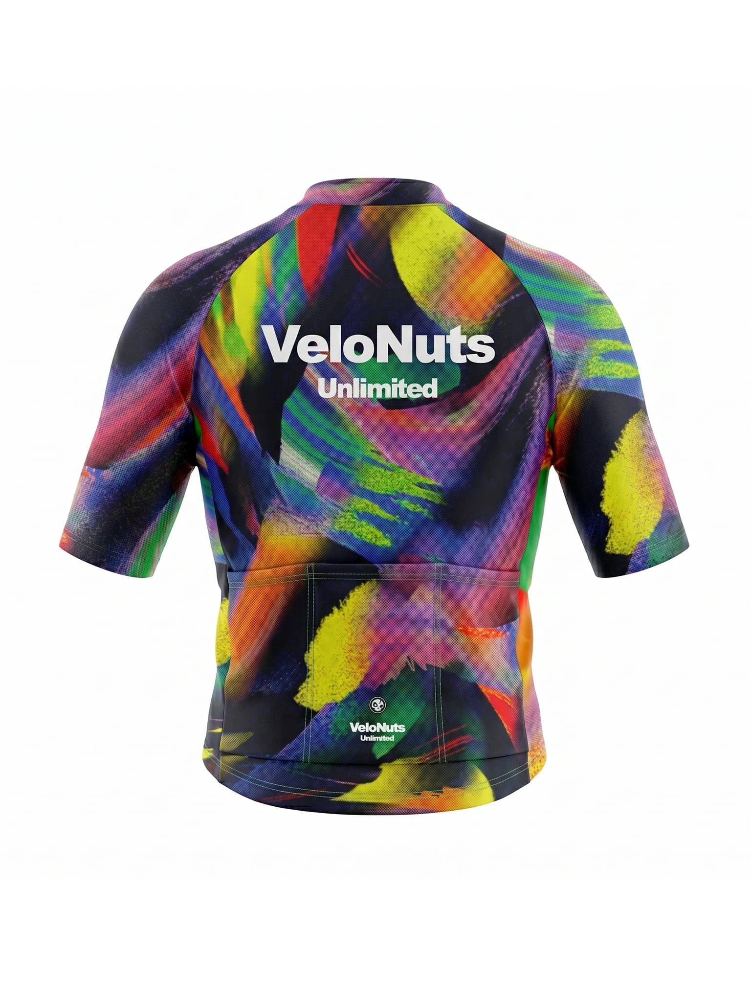 Women's Cycling Jersey Pixel Riot#Type_Vertical Glitch