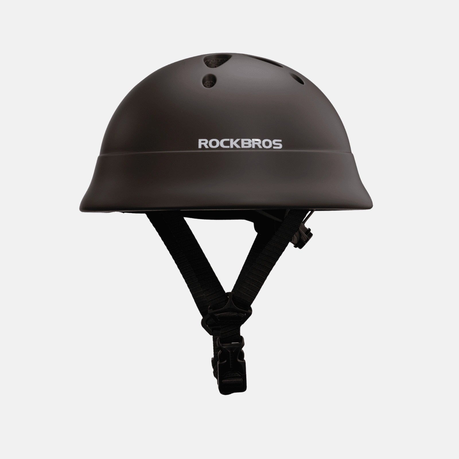 ROCKBROS kids lightweight bike helmet for ages 2-5 with adjustable fit, breathable ventilation
#Color_Brown