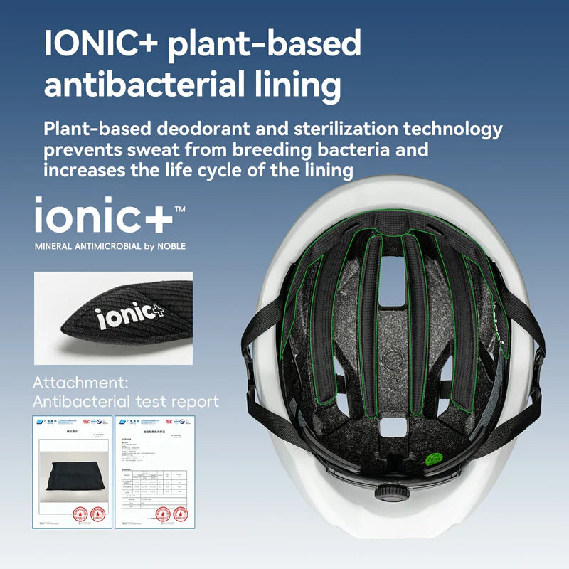 ROCKBROS carbon fiber cycling helmet with lightweight and impact protection