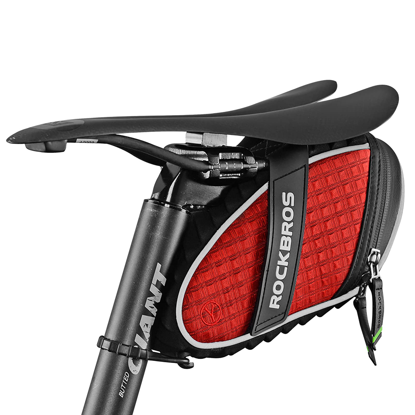 3D shell bike saddle bag under seat
#Color_Red