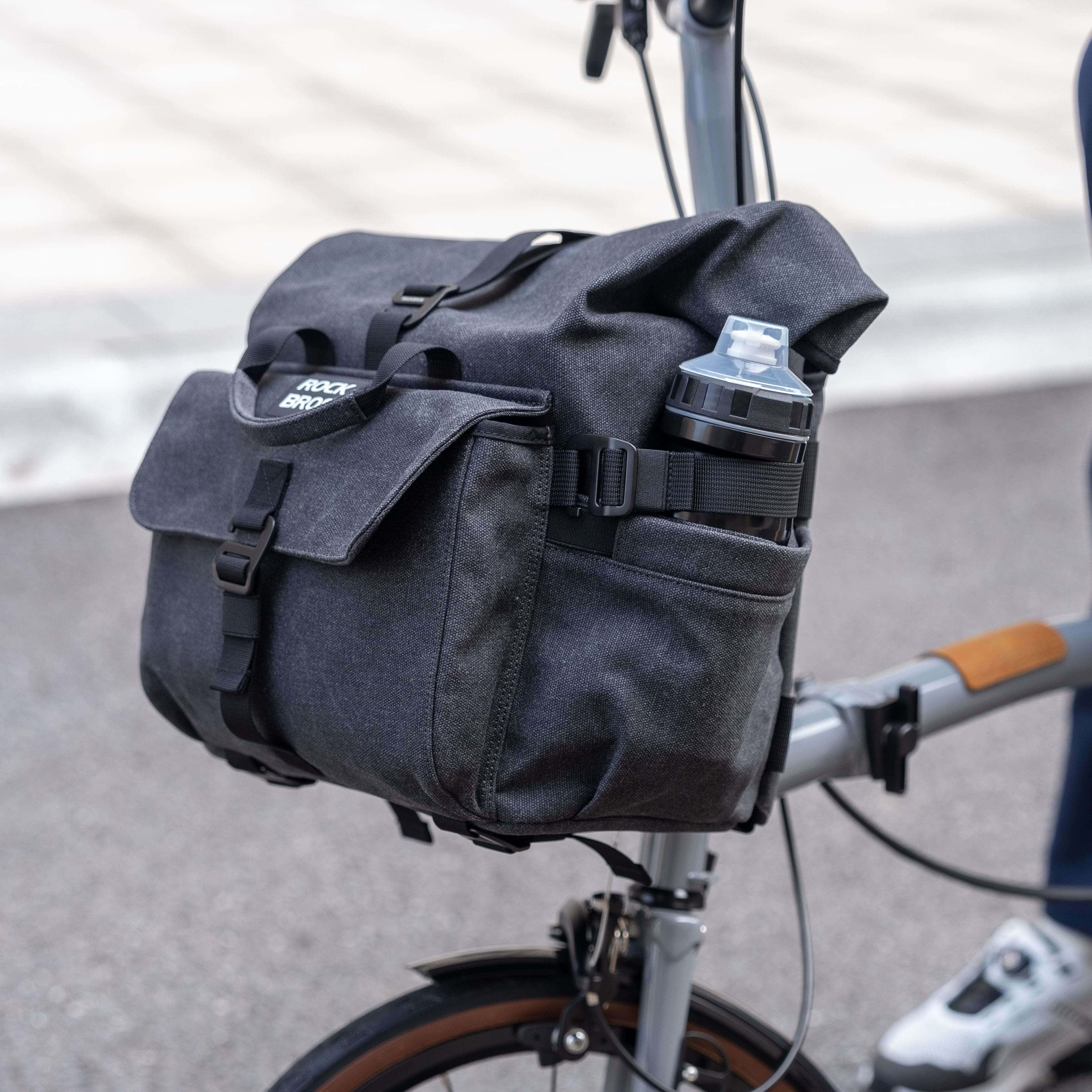 ROCKBROS Folding Bike Handlebar Bag 11.5L – Compatible with Brompton
