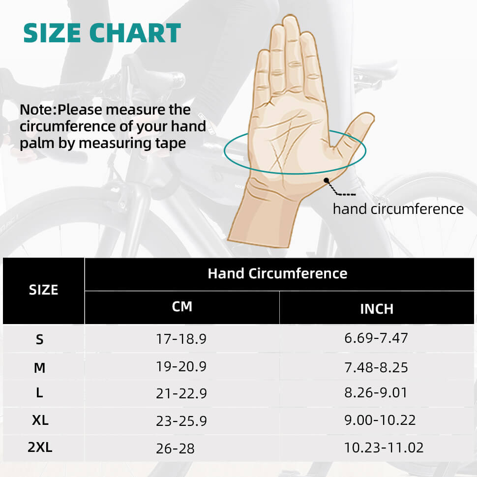 ROCKBROS Men's Touchscreen Full-Finger Cycling Gloves with SBR Padding