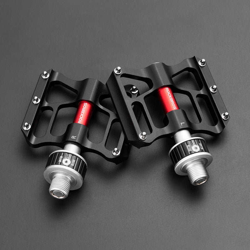 ROCKBROS quick release folding bike pedals CNC aluminum with sealed bearings