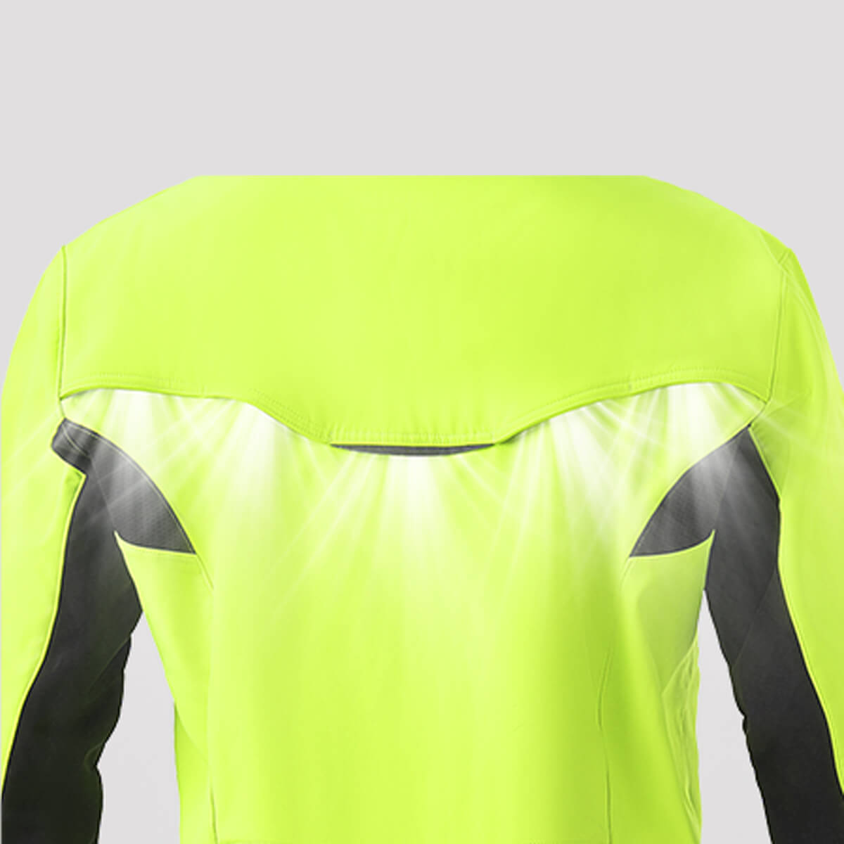 ROCKBROS thermal fleece jacket with mesh venting, shoulder ventilation, and detailed feature highlights