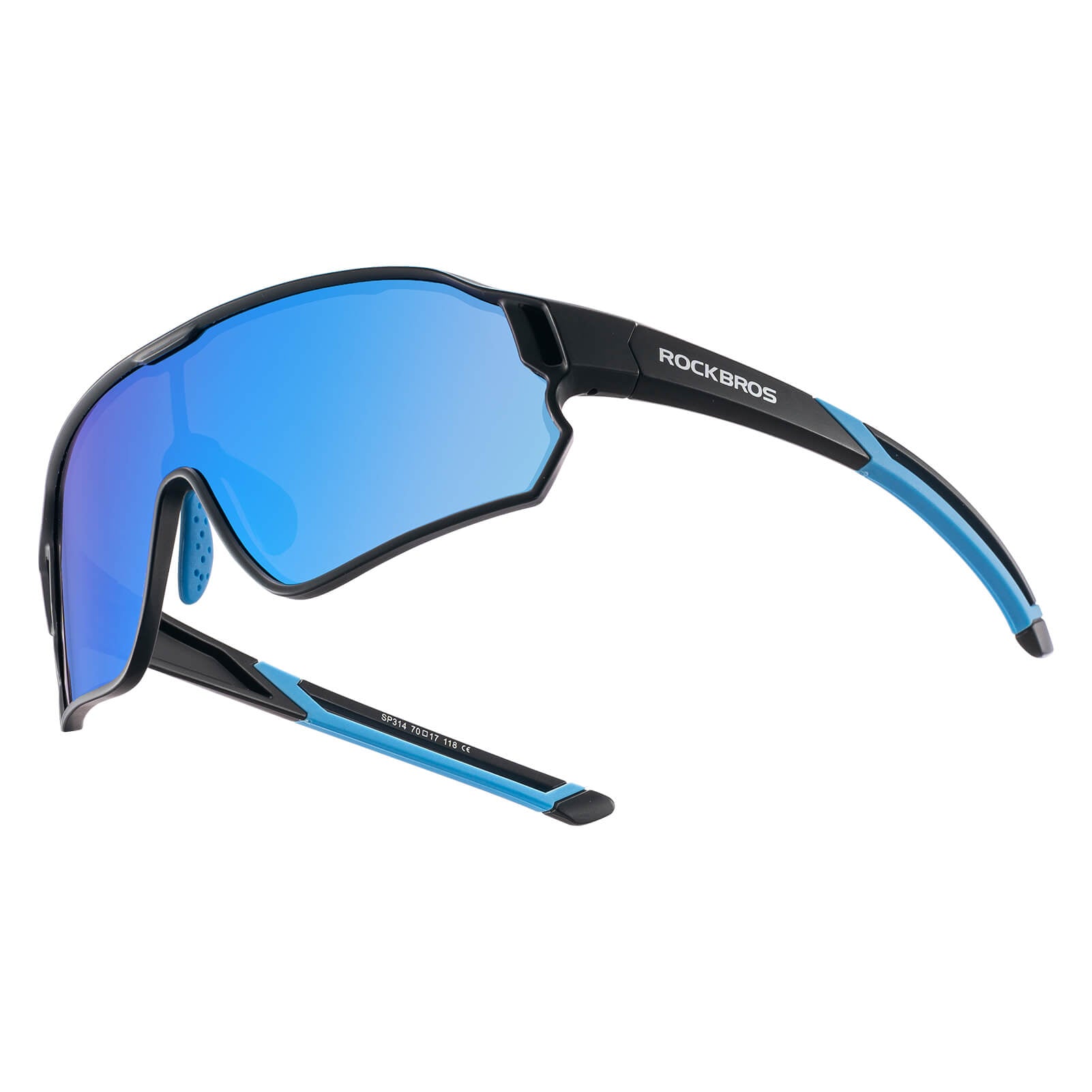 ROCKBROS kids polarized cycling sunglasses with UV400 protection for biking and outdoor sports.
#Color_Black