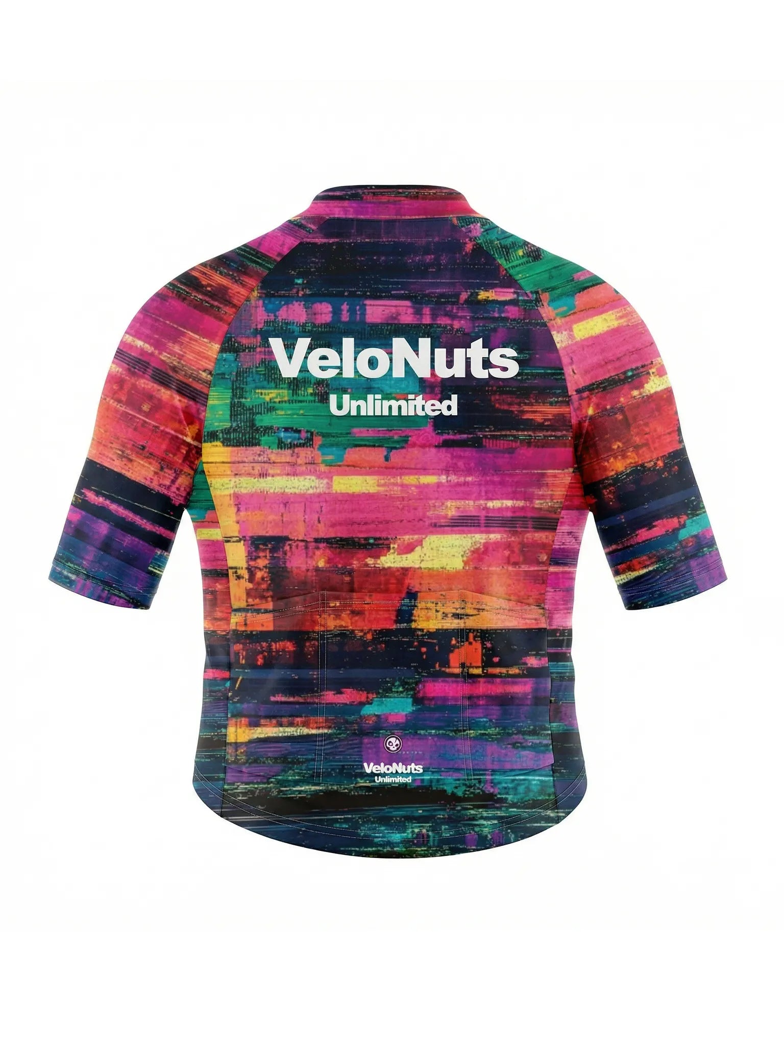 Women's Cycling Jersey Pixel Riot#Type_Neon Glitch