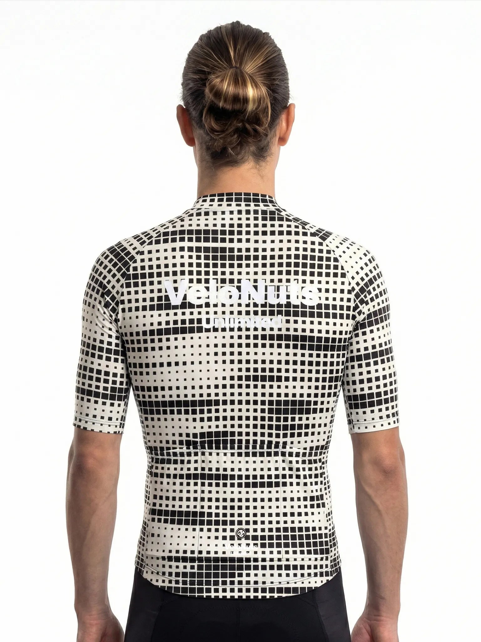 Men's Cycling Jersey Pixel Riot#Type_Mono Pixel Grid