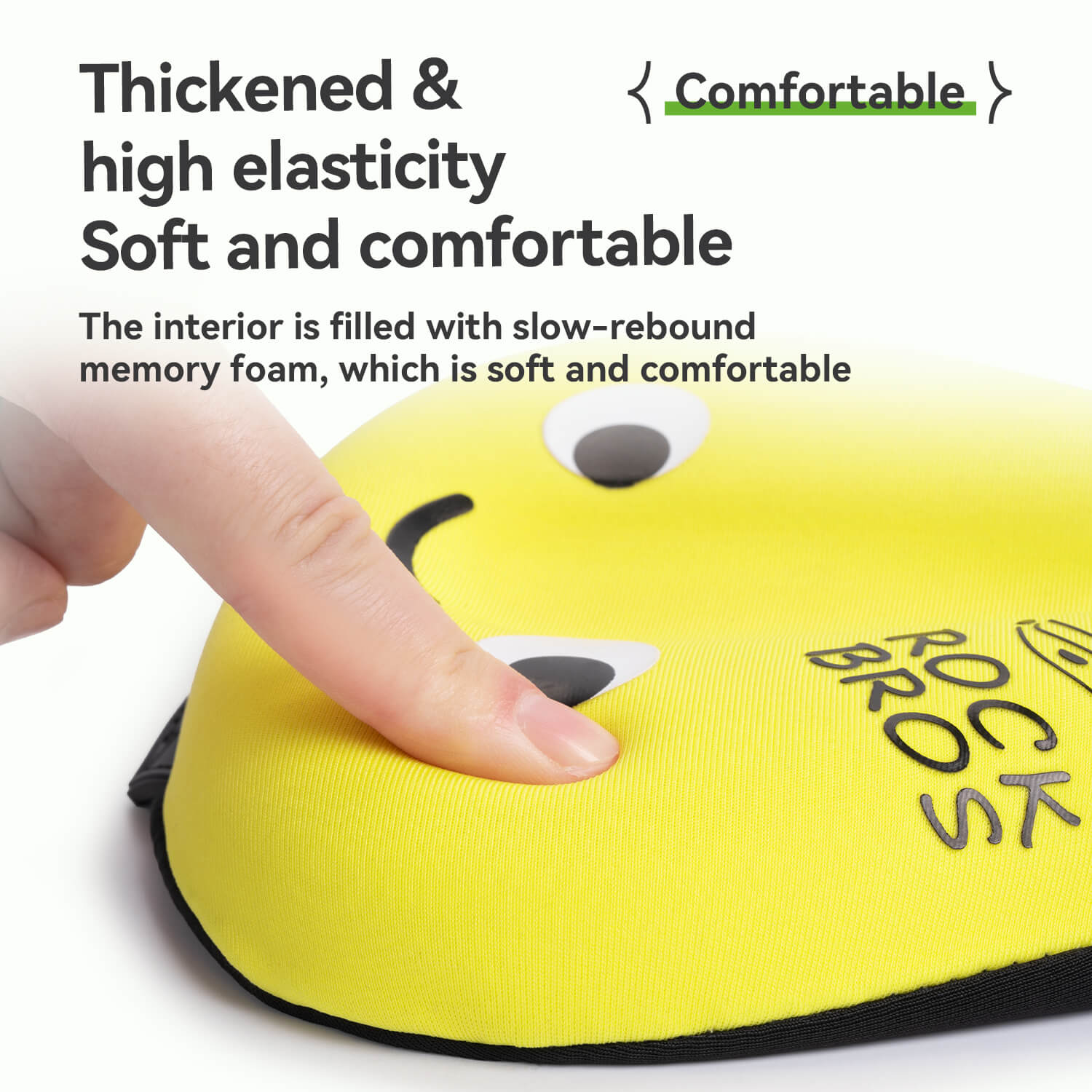 Durable and flexible ROCKBROS kids seat cover being twisted without losing its original shape.