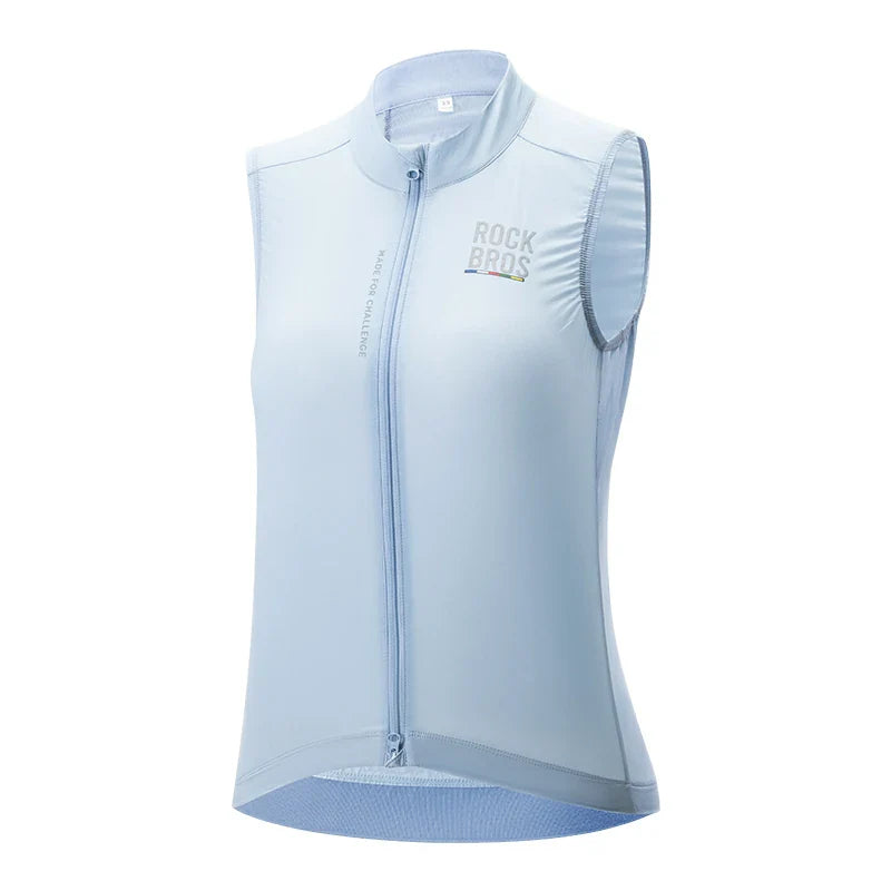 Lightweight breathable women¡¯s cycling vest for spring and summer riding #color_blue
