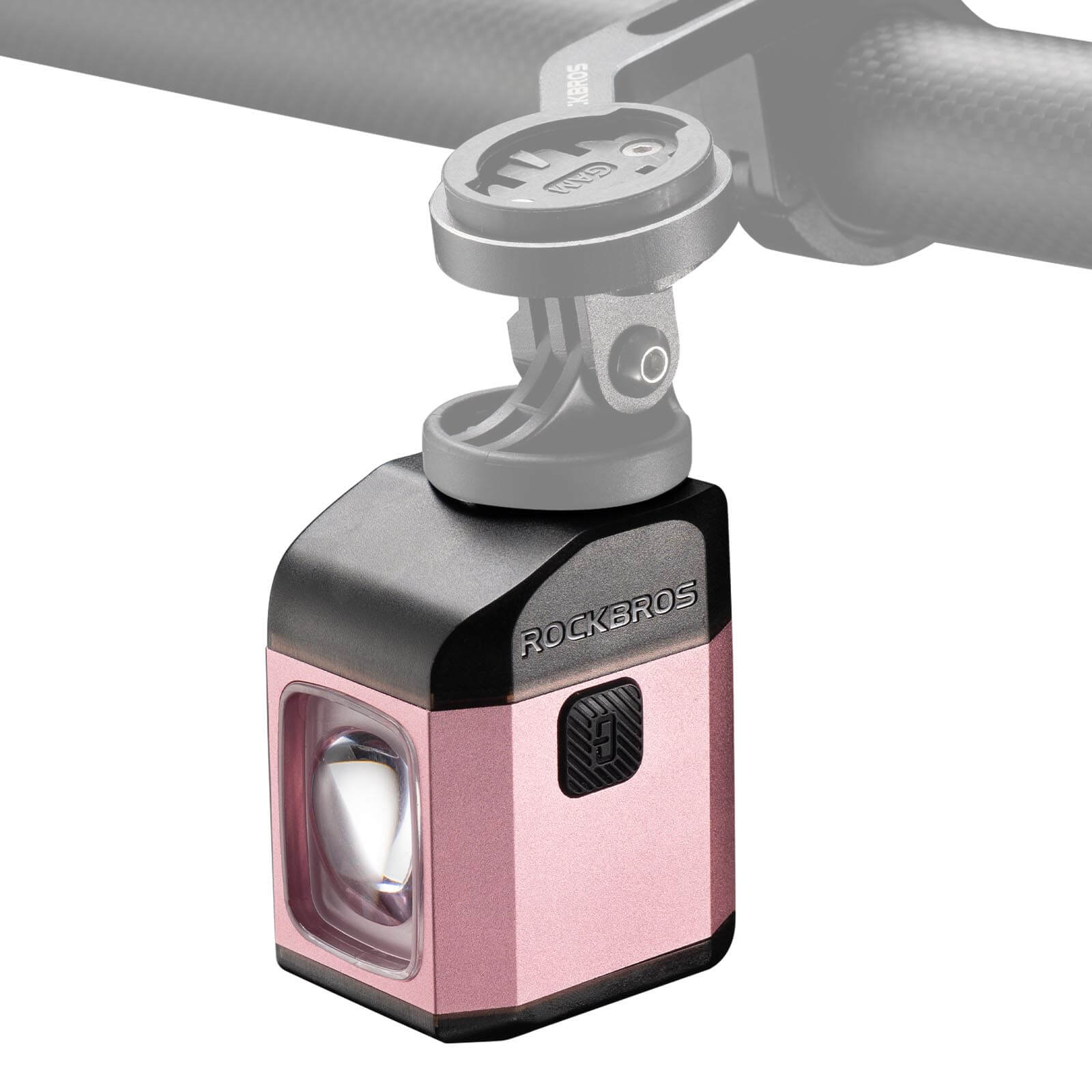 ROCKBROS Smart Handlebar Mounted Bike Front Light with 1200 Lumens for Night Cycling
#Color_Pink
