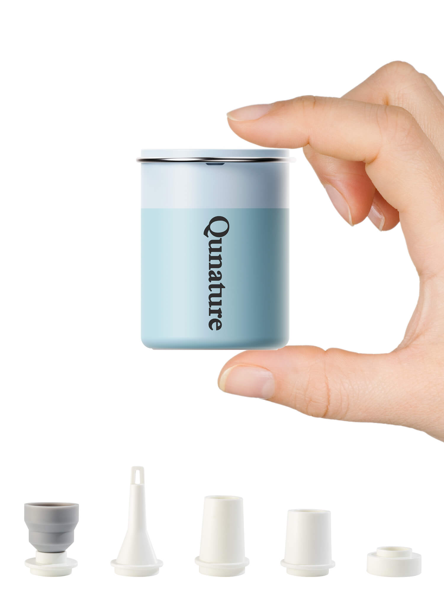 Qunature ATOMIC Mini Electric Air Pump for camping and outdoor inflatables
#Color_Blue